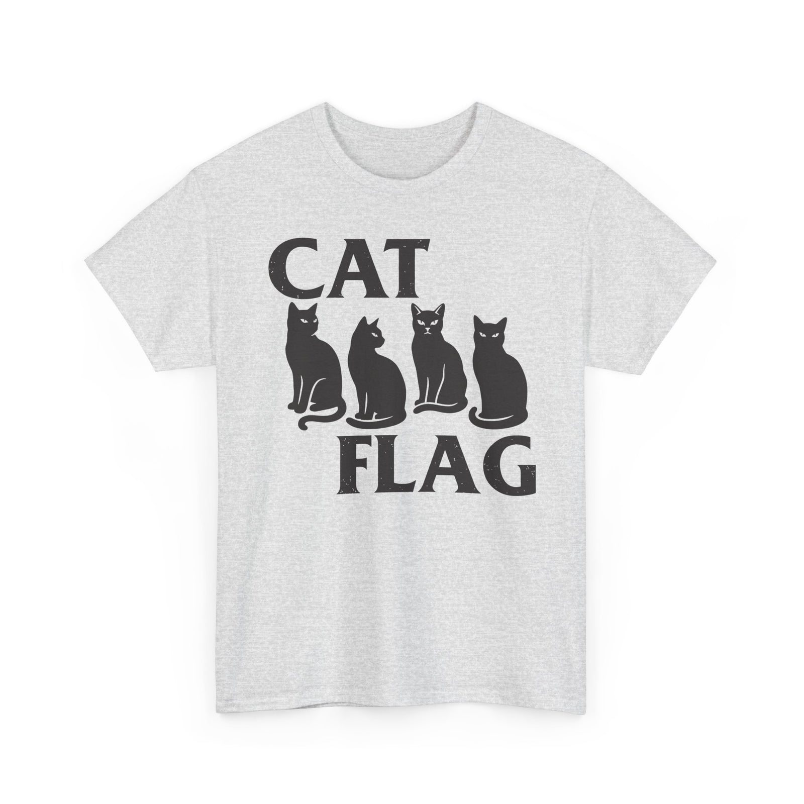 Cat Flag T-Shirt — Pride-Inspired Feline Graphic Tee
