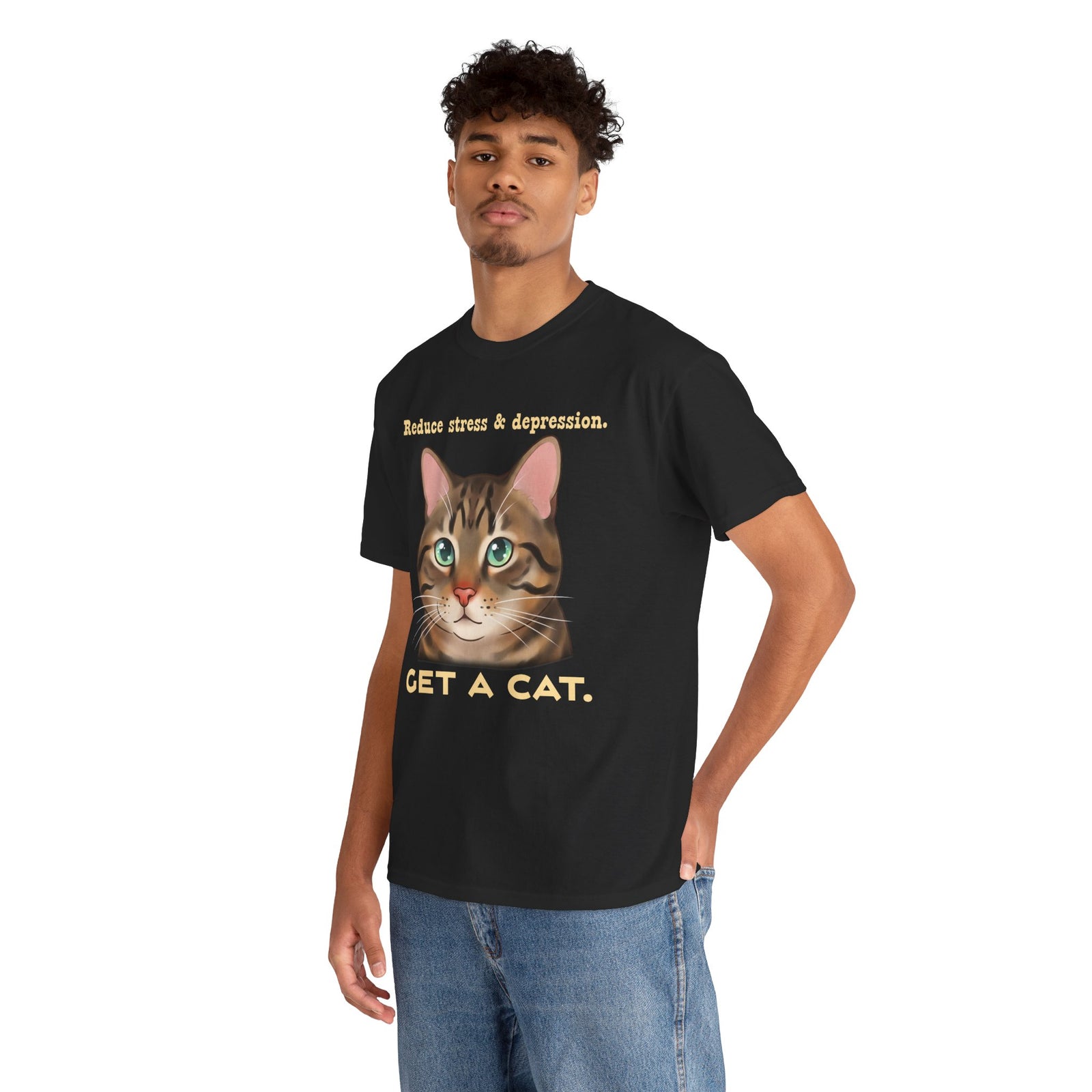 Get a Cat T-Shirt — Cute Cat Lover Tee