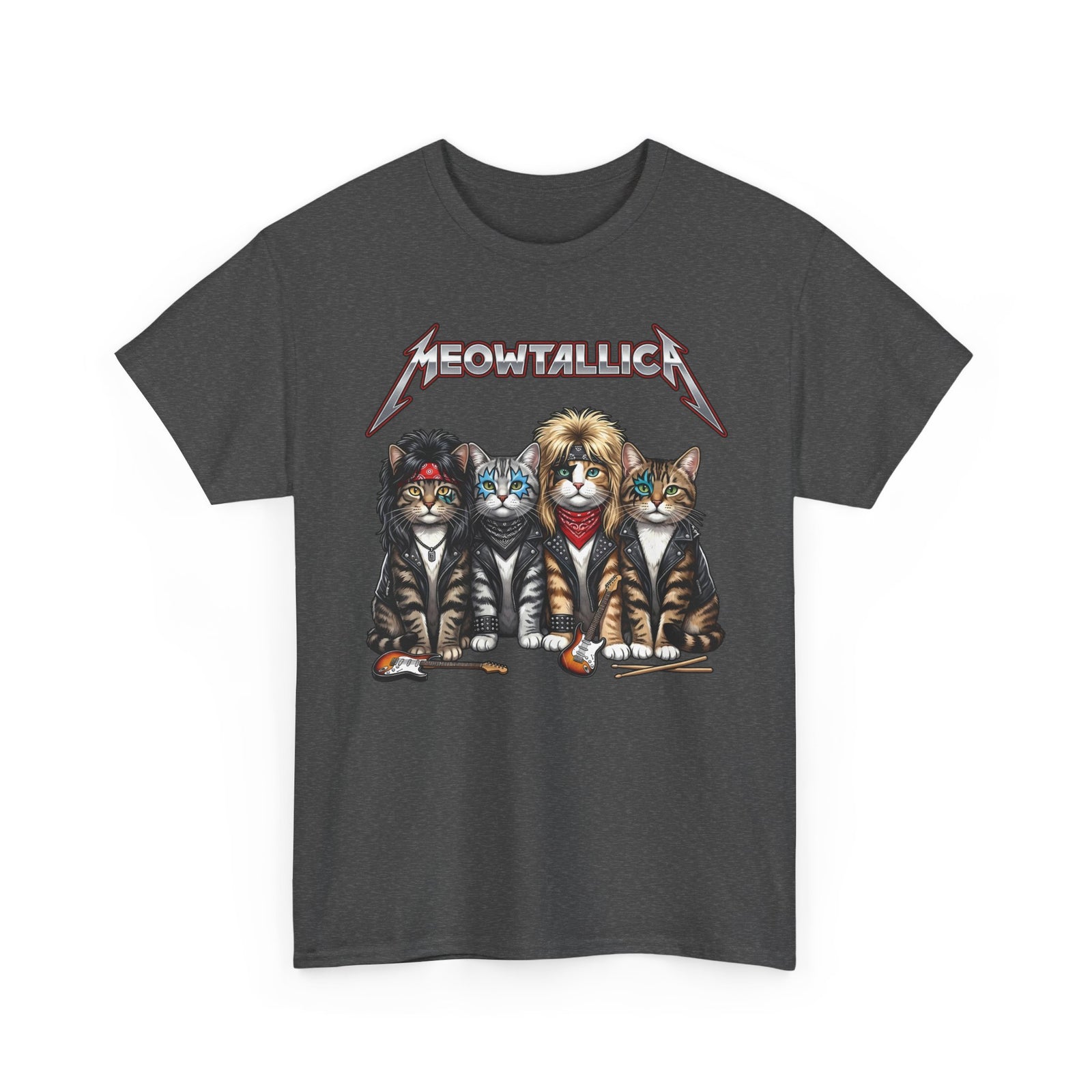 Meowtallica Heavy Metal Cat T-Shirt