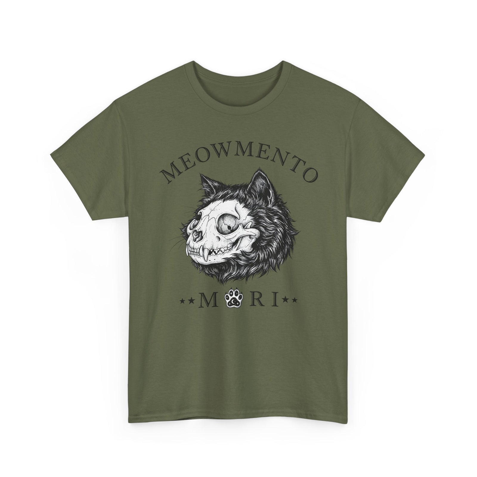 Meowmento Cat T-Shirt — Humorous Cat Memorial Tee