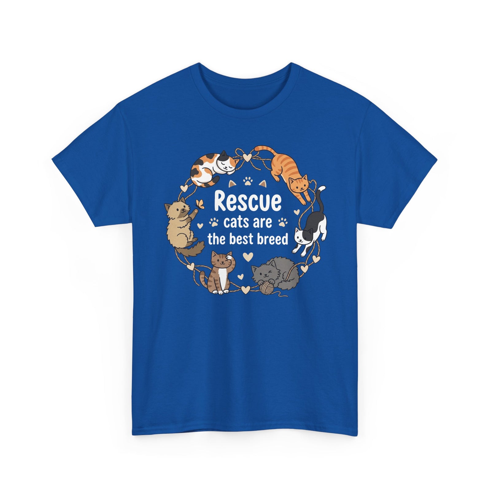 Rescue Cats Are the Best Breed T-Shirt