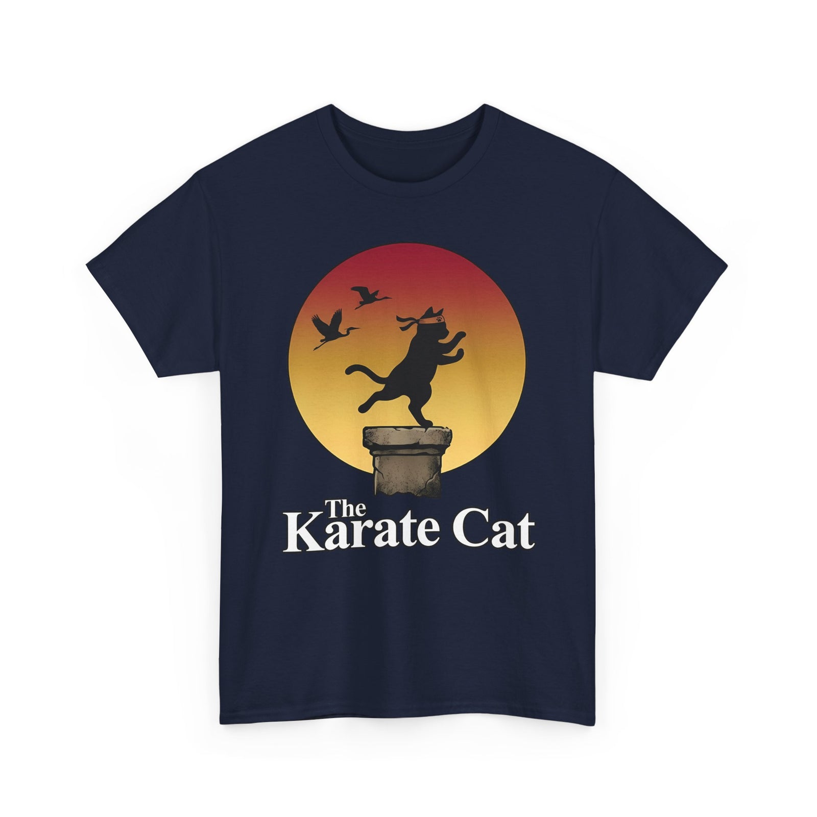 Karate Cat T-Shirt — Funny Martial Arts Cat Tee