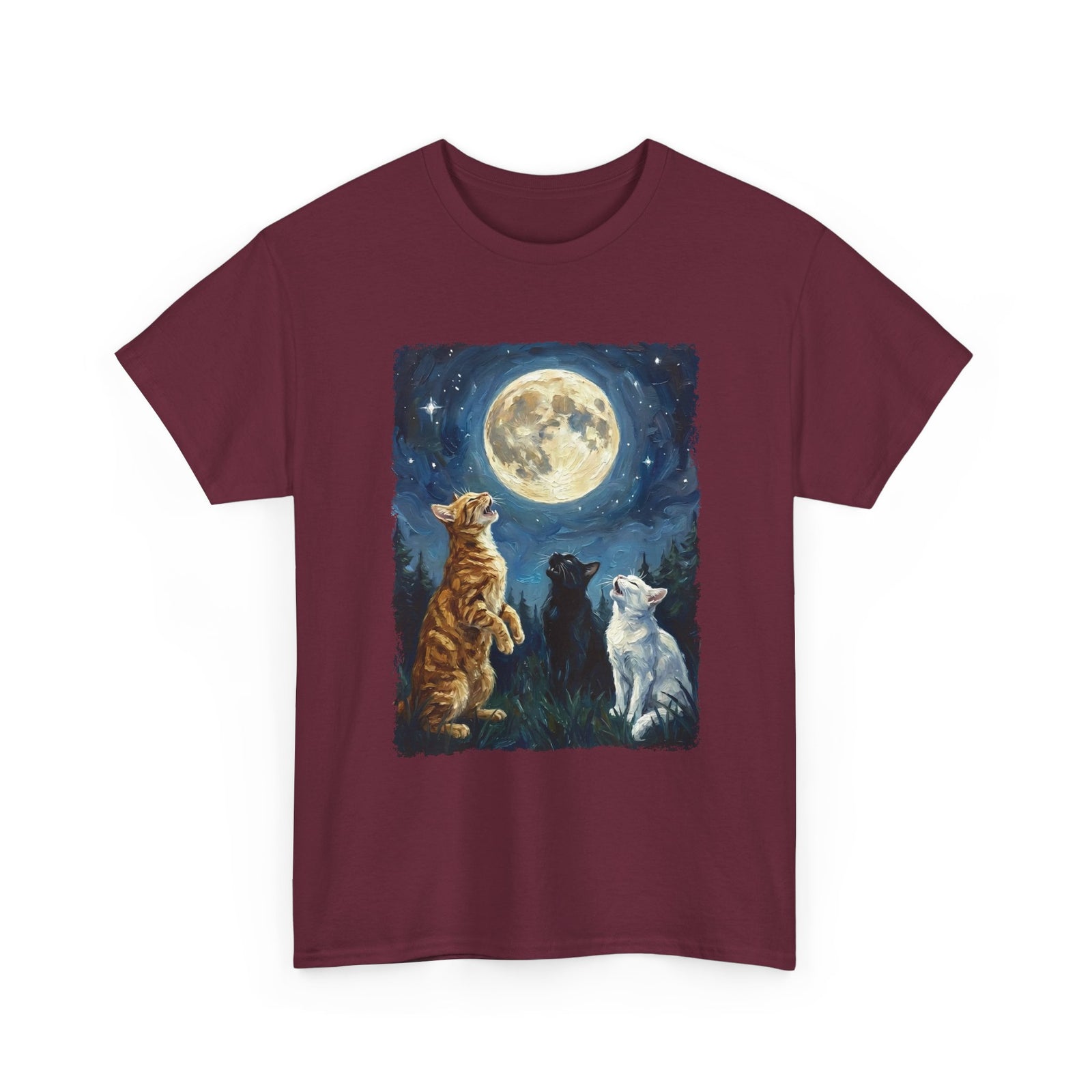 Cats Howling at the Moon T-Shirt