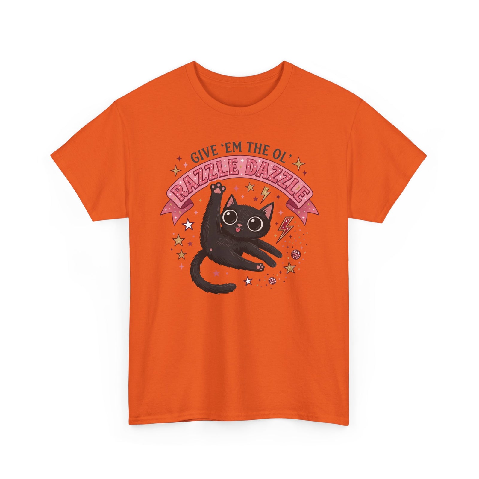 Razzle Dazzle Cat T-Shirt — Give 'em the Ol' Razzle Dazzle