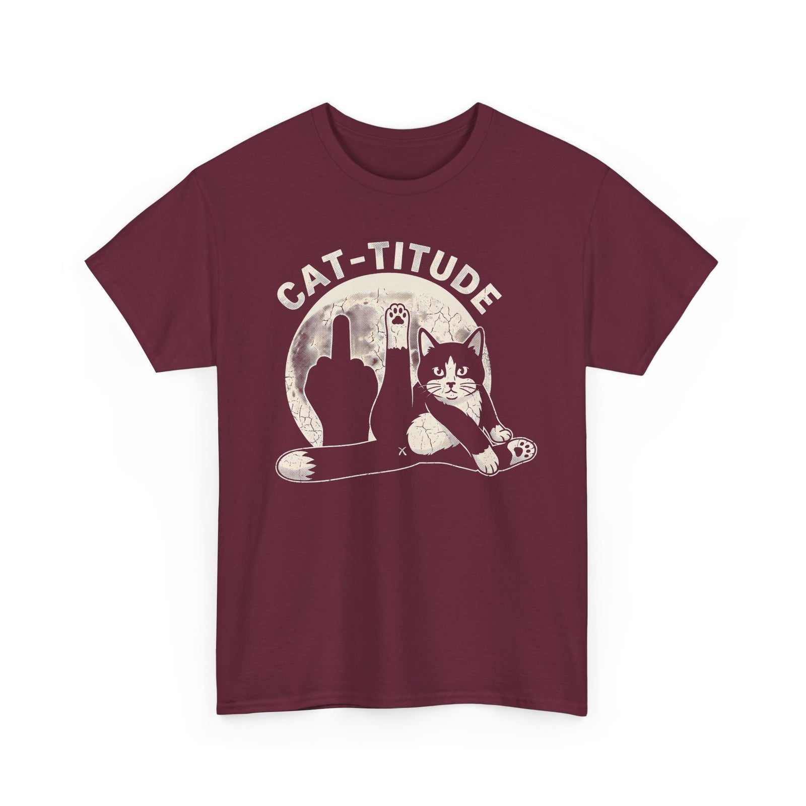 Cattitude T-Shirt — Funny Cat Attitude Tee
