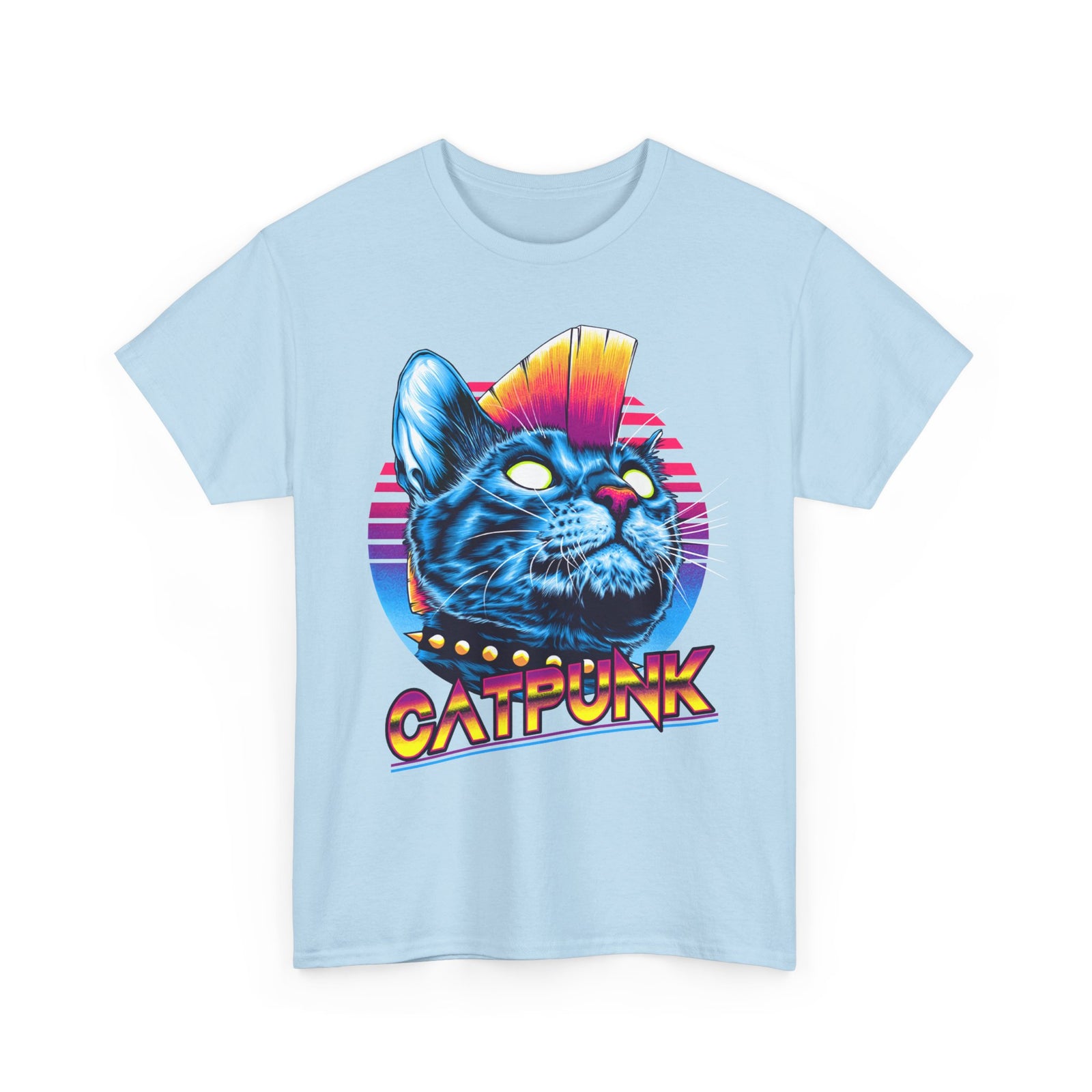 Cat Punk T-Shirt — Punk Rock Cat Graphic Tee