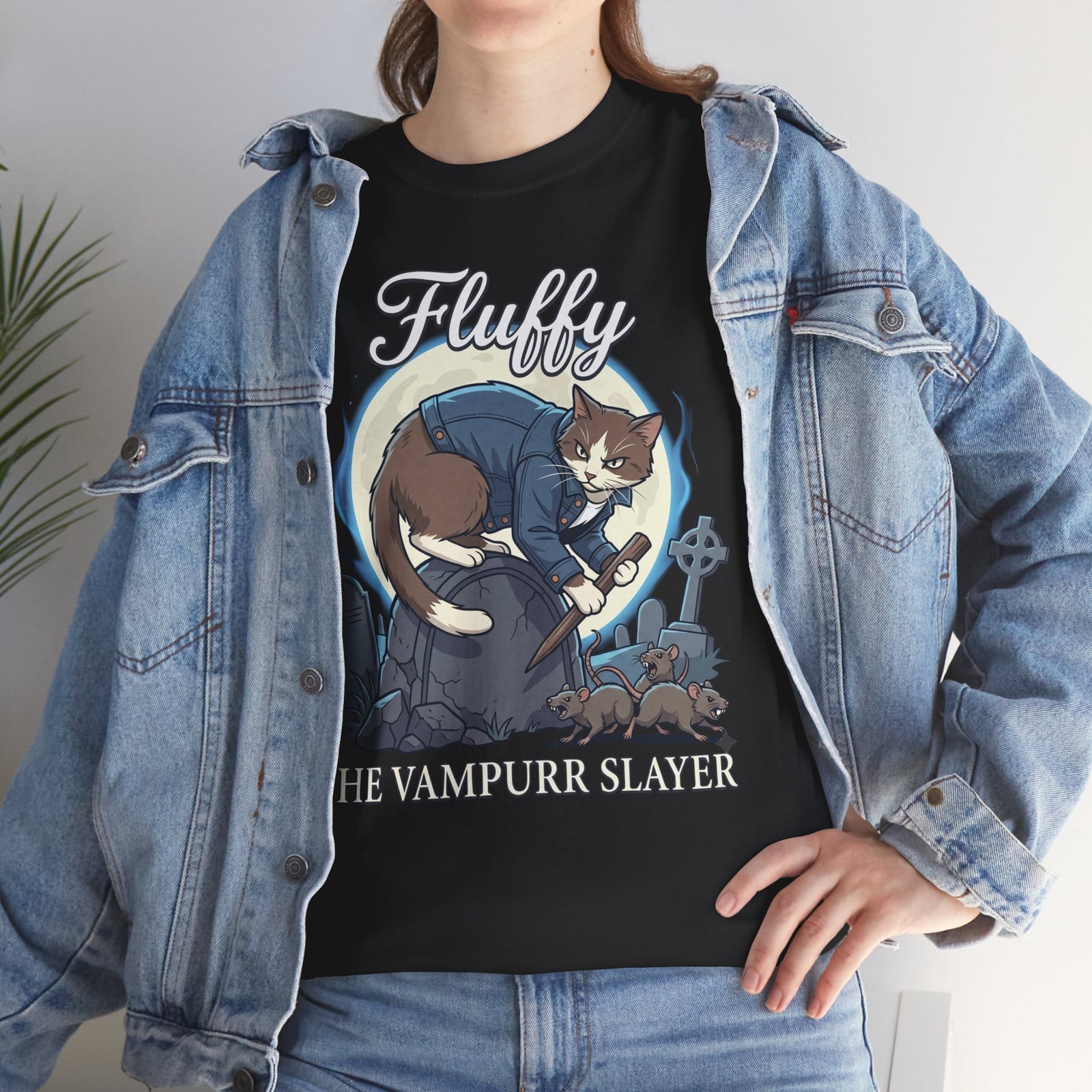 The Vampurr Slayer Cat T-Shirt