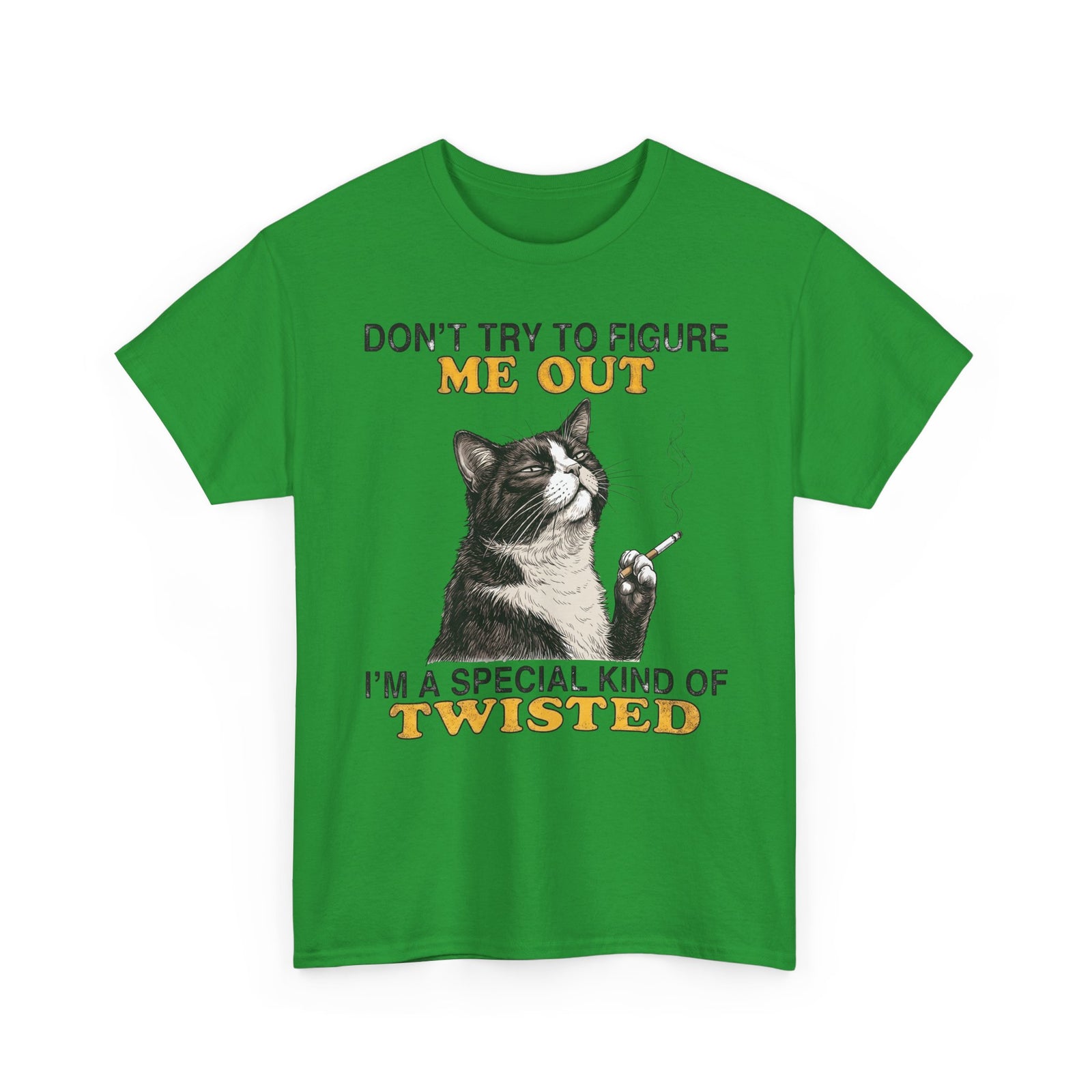 Grumpy Cat Tee "I’m a Special Kind of Twisted" Funny Sarcastic Cat Shirt for Cat Lovers