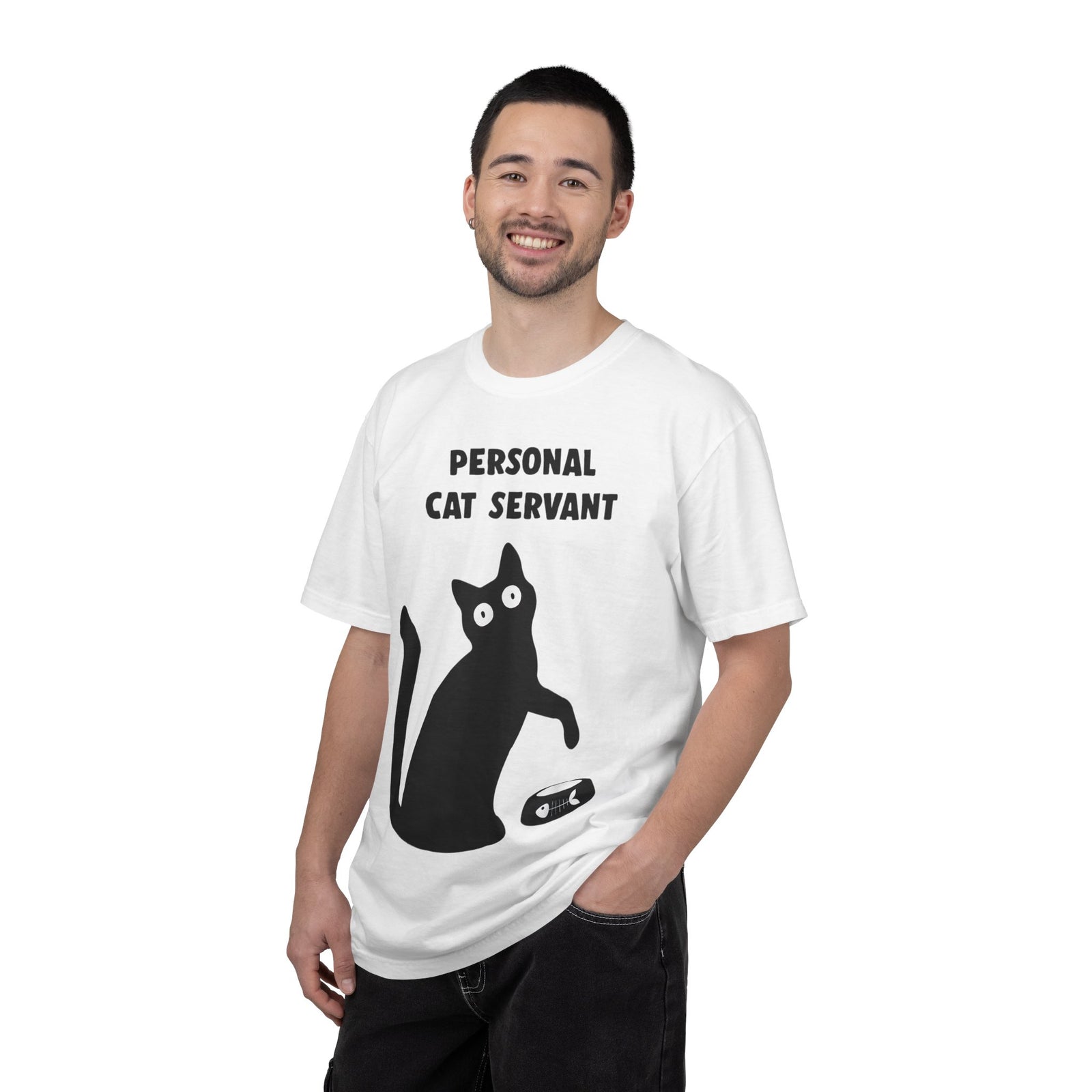 Personal Cat Servant T-Shirt — Funny Cat Lover Tee