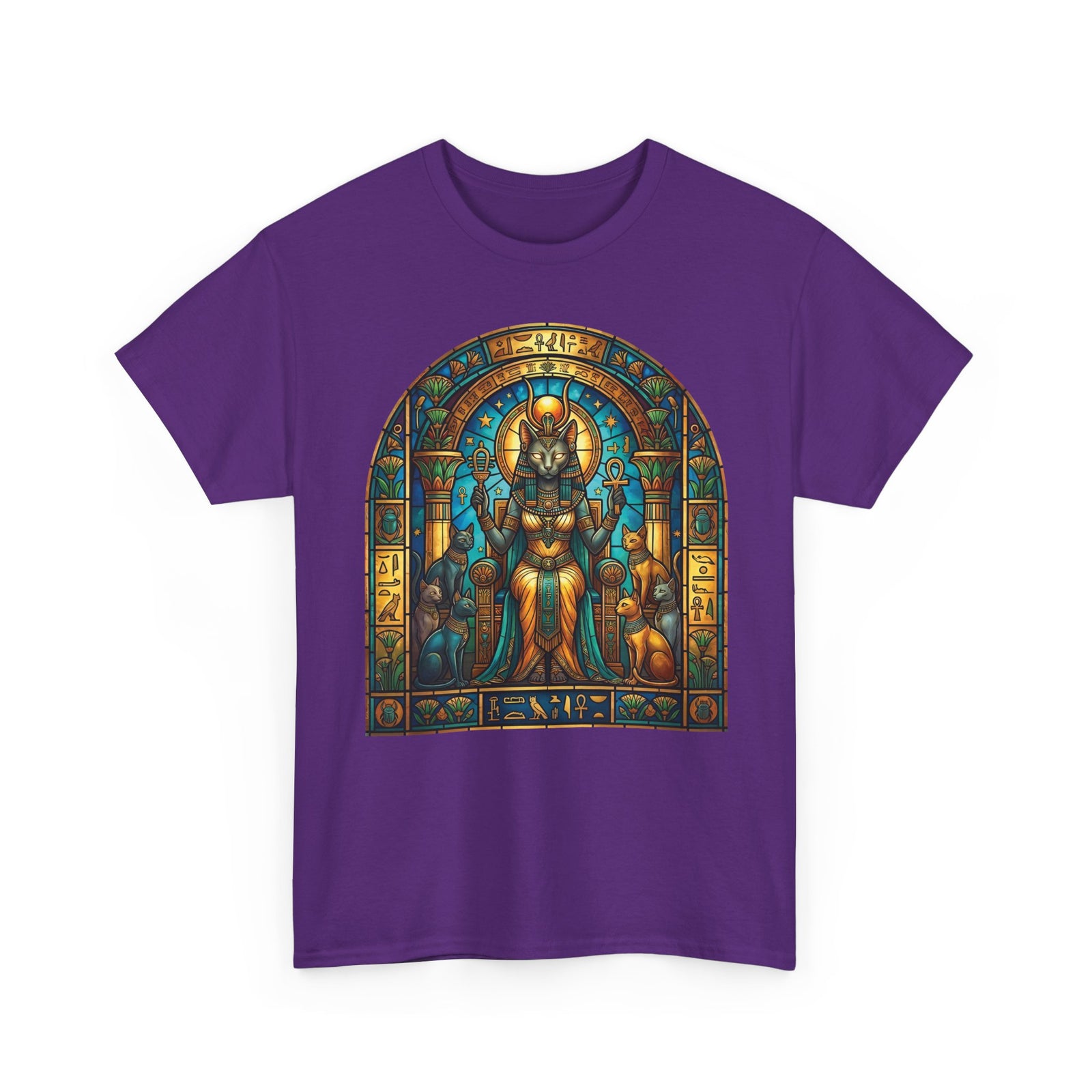 Bastet Goddess of Cats T-Shirt — Egyptian Cat Deity Tee