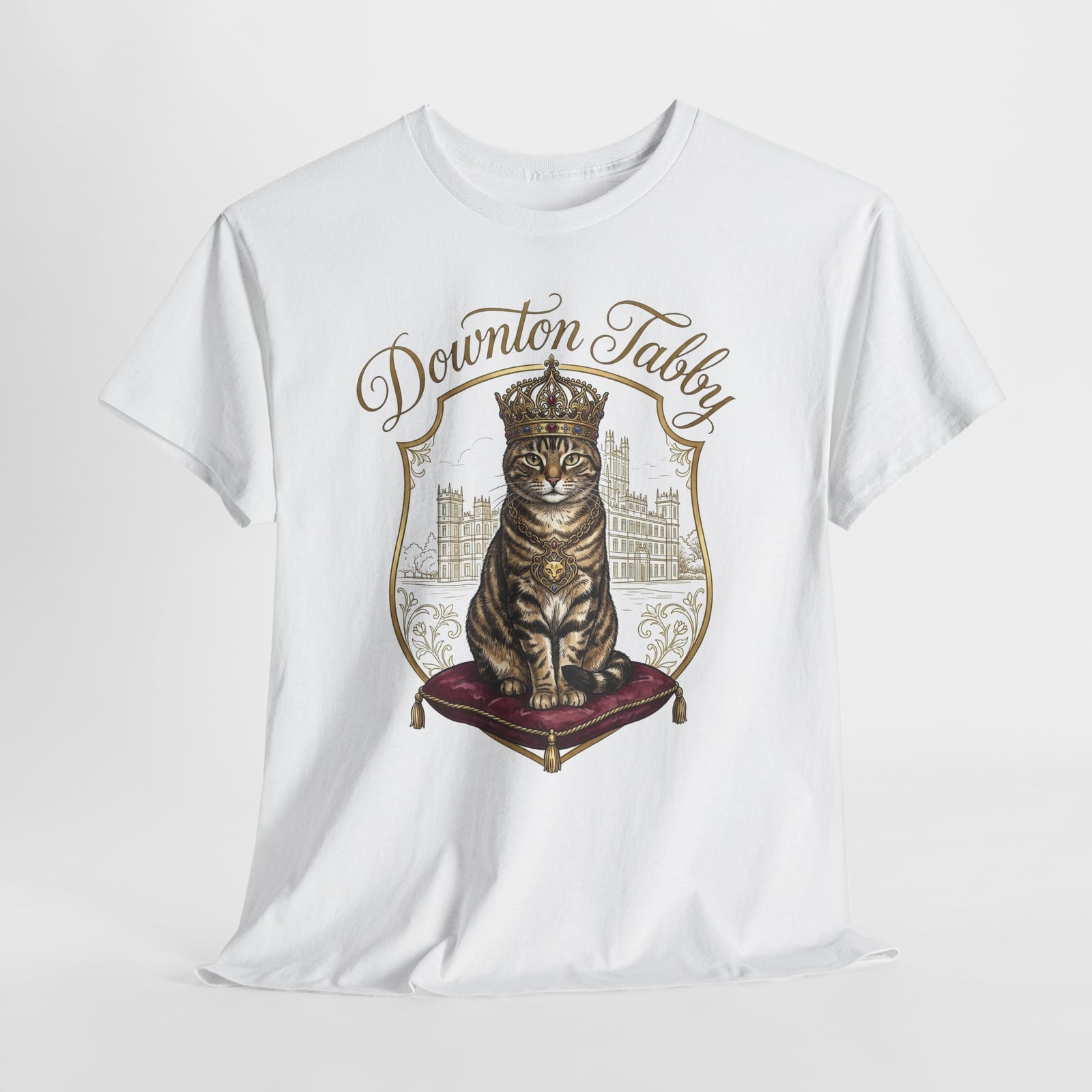 Downton Abbey Cat Parody T-Shirt — Funny Period Drama Cat Tee