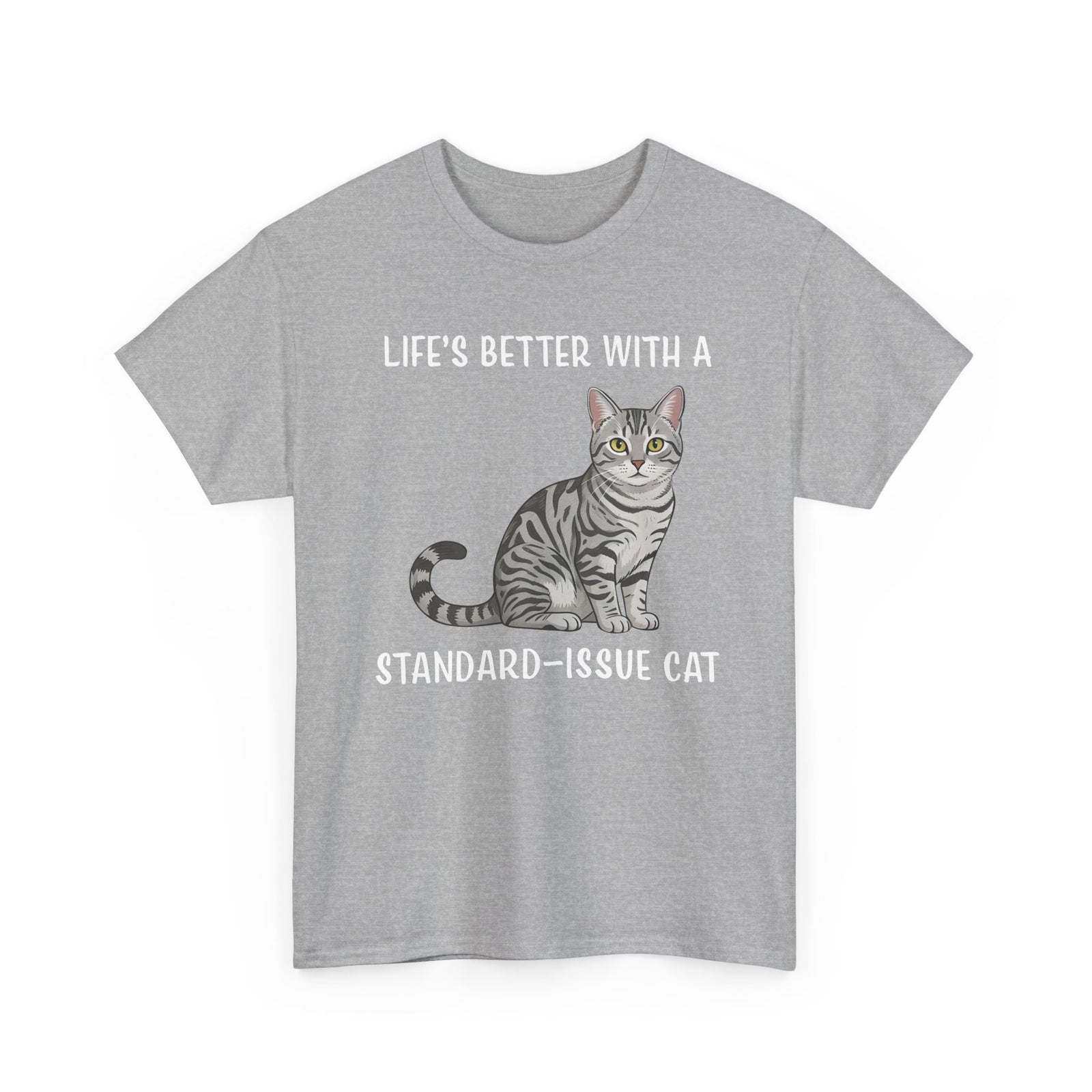 Standard Issue Cat T-Shirt Cute Graphic Cat Tee
