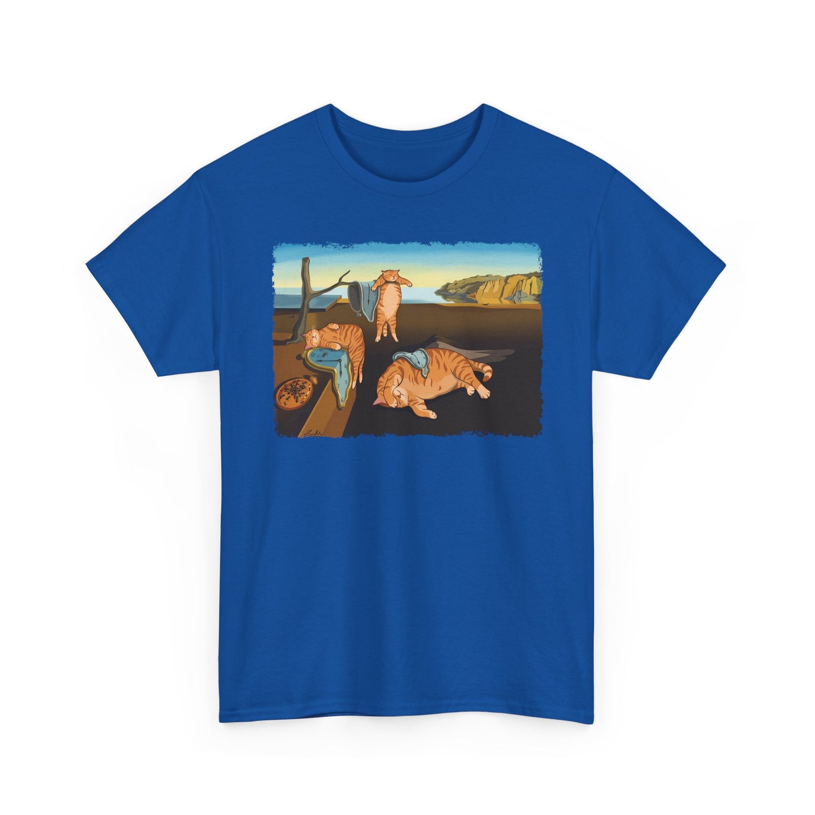 The Purrsistence of Memory T-Shirt — Surreal Cat Art Tee