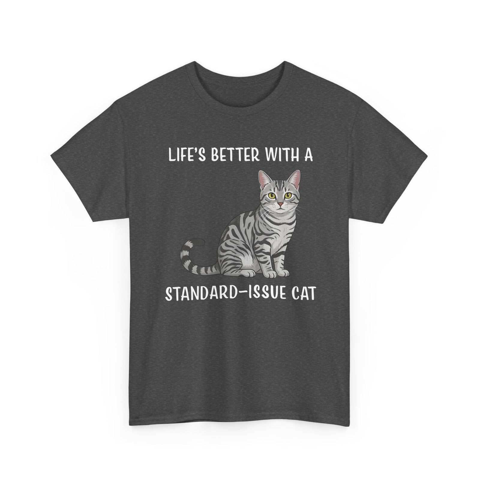 Standard Issue Cat T-Shirt Cute Graphic Cat Tee