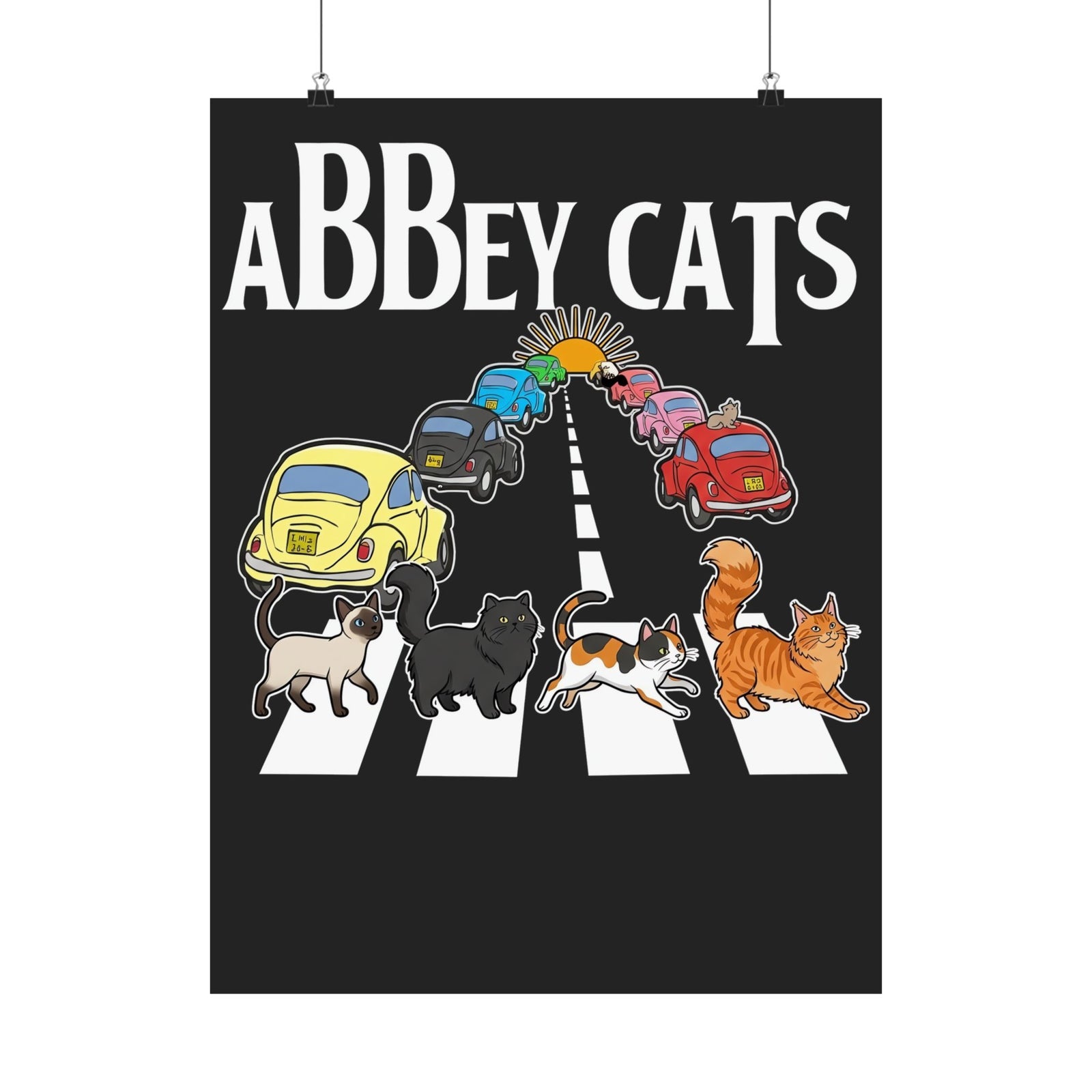 Cats Parody Poster Abbey Cats
