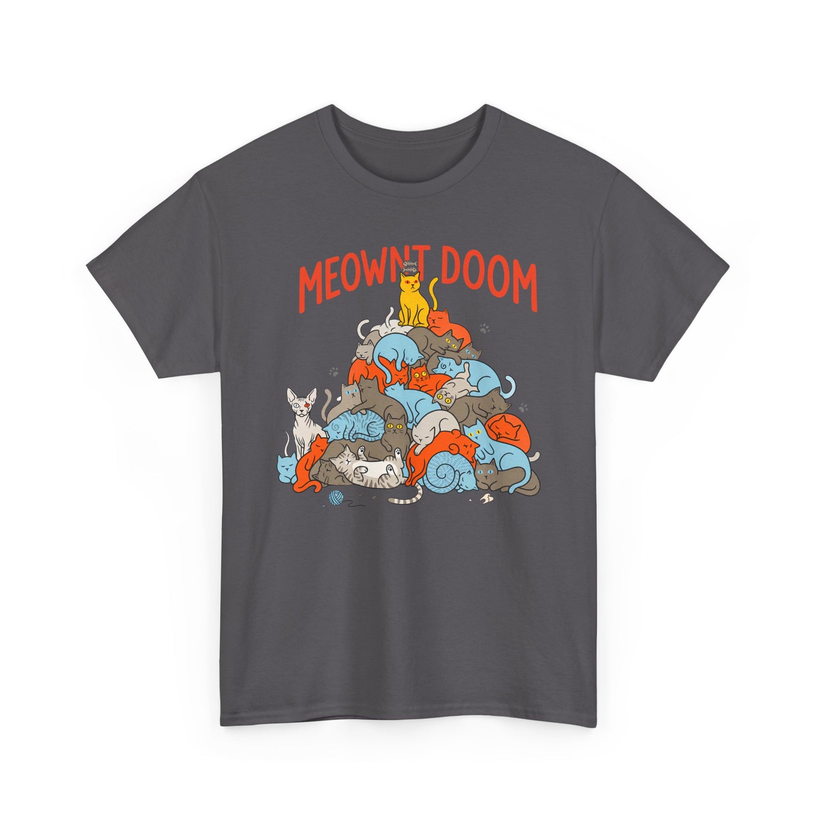 Meownt Doom T-Shirt — Funny Cat 'meownt doom' Graphic Tee