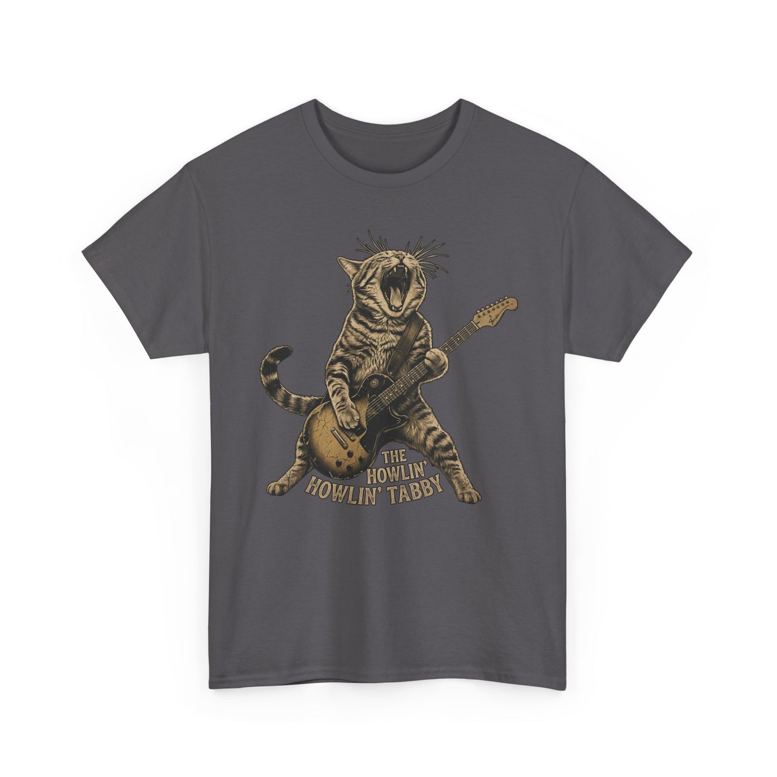 Howlin' Howlin' Tabby T-Shirt — Retro Cat Graphic Tee