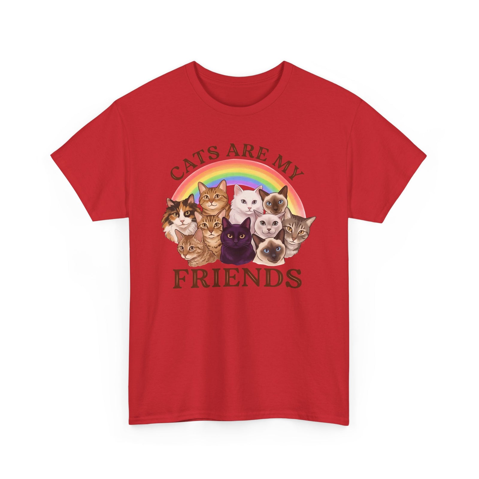 Cats Are My Friends T-Shirt — Funny Cat Lover Tee