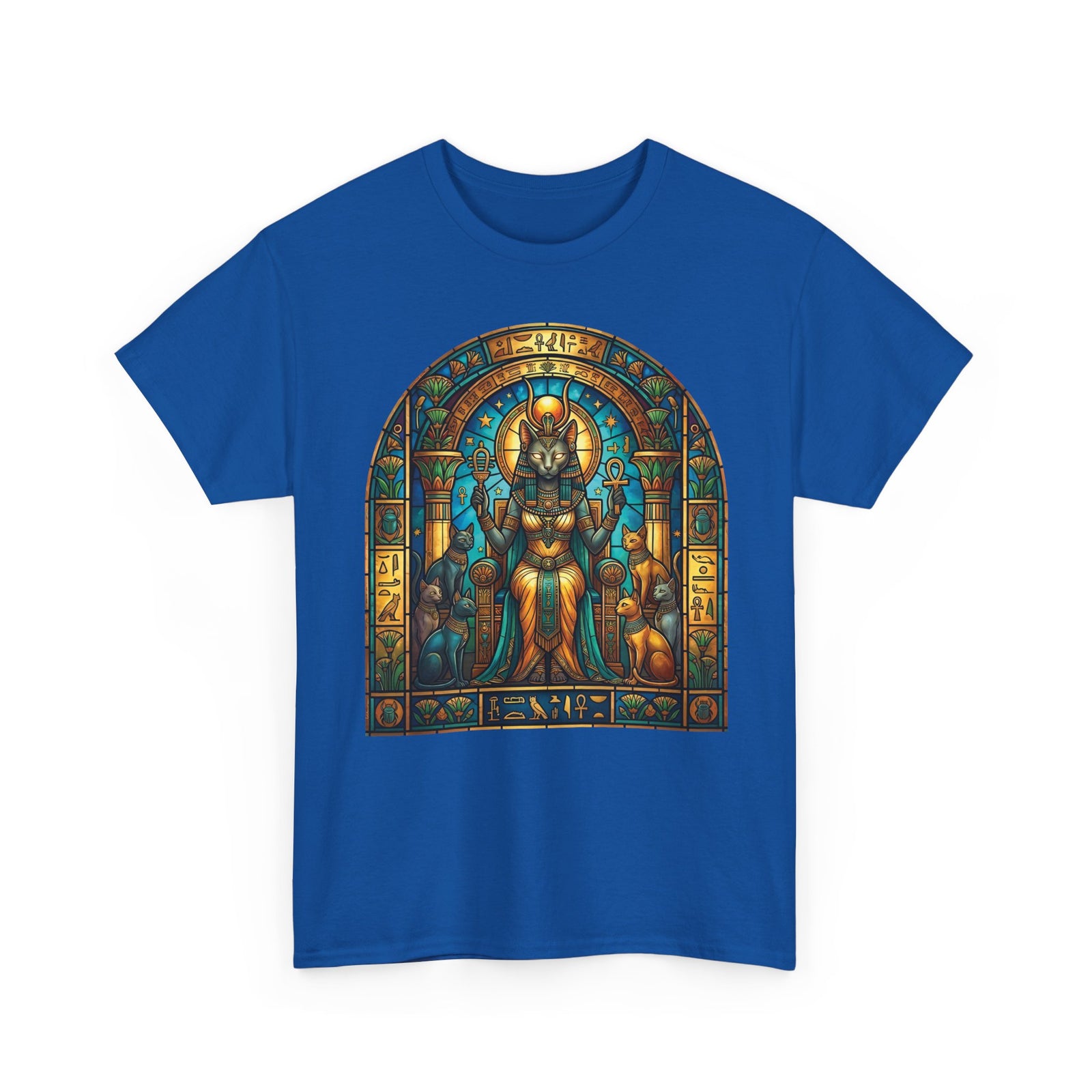 Bastet Goddess of Cats T-Shirt — Egyptian Cat Deity Tee