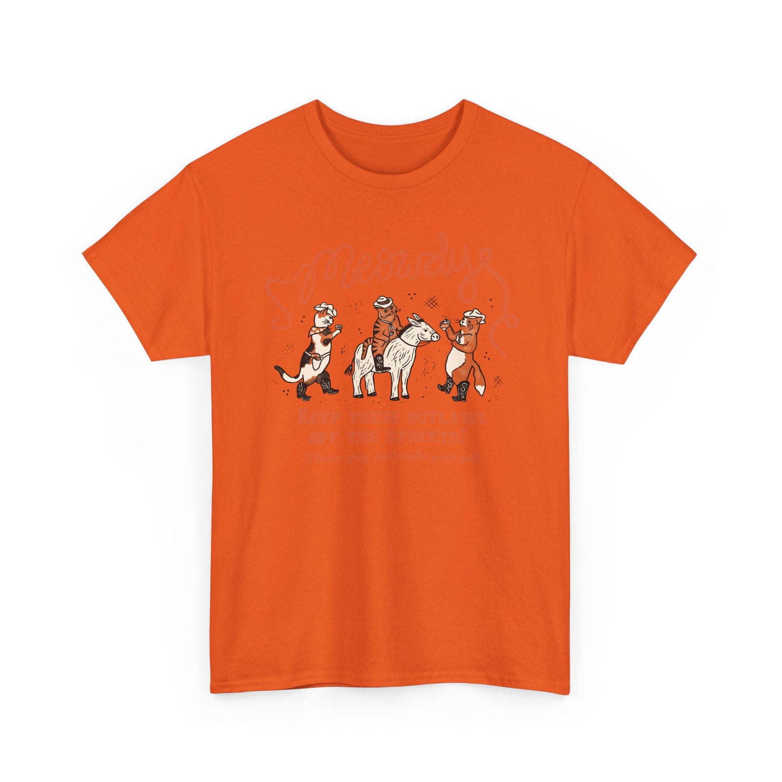 Meowdy Cat T-Shirt — Funny Cowgirl Cat Tee