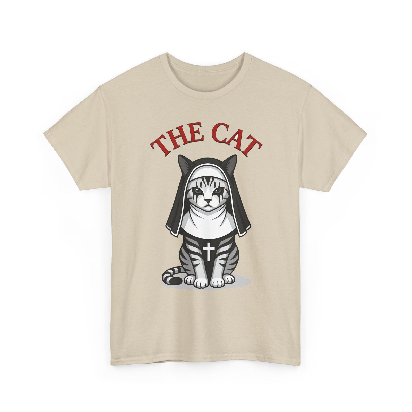 Nun Cat T-Shirt "The Cat" Gothic Kitty Tee