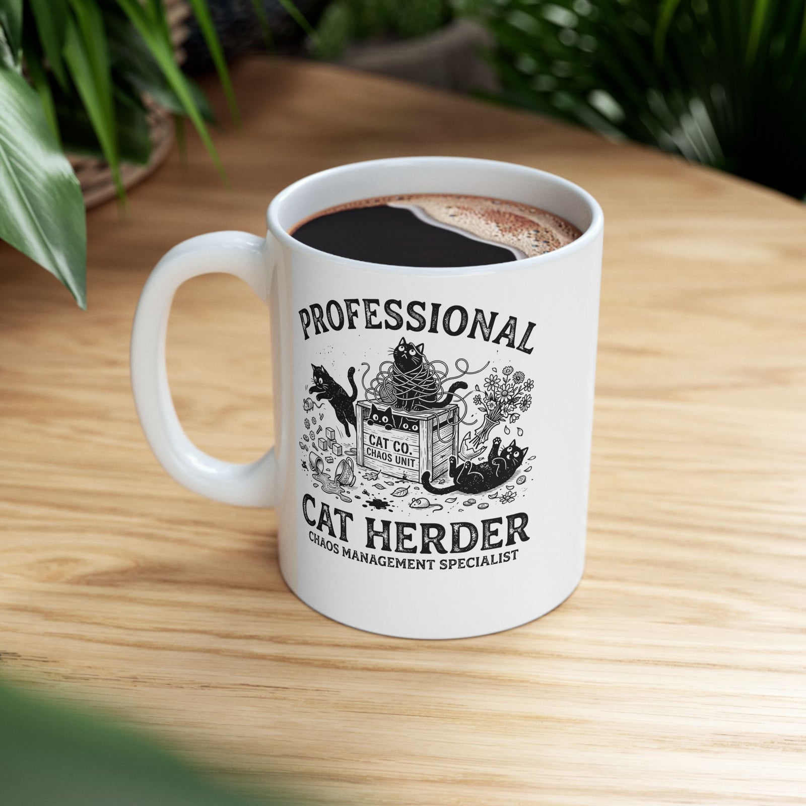 Professional Cat Herder Ceramic Mug