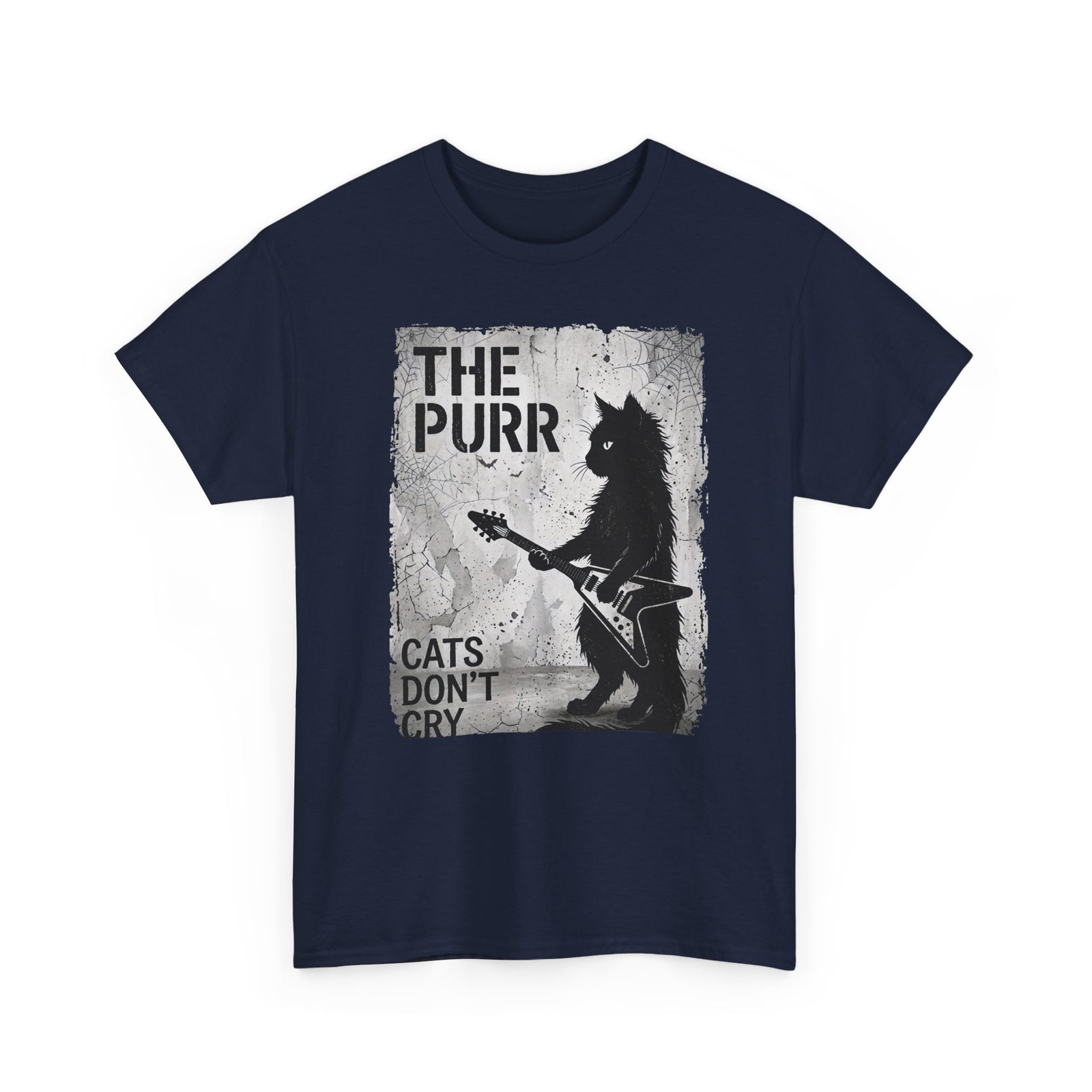 Purr Cats Don't Cry T-Shirt — Cute Cat Graphic Tee