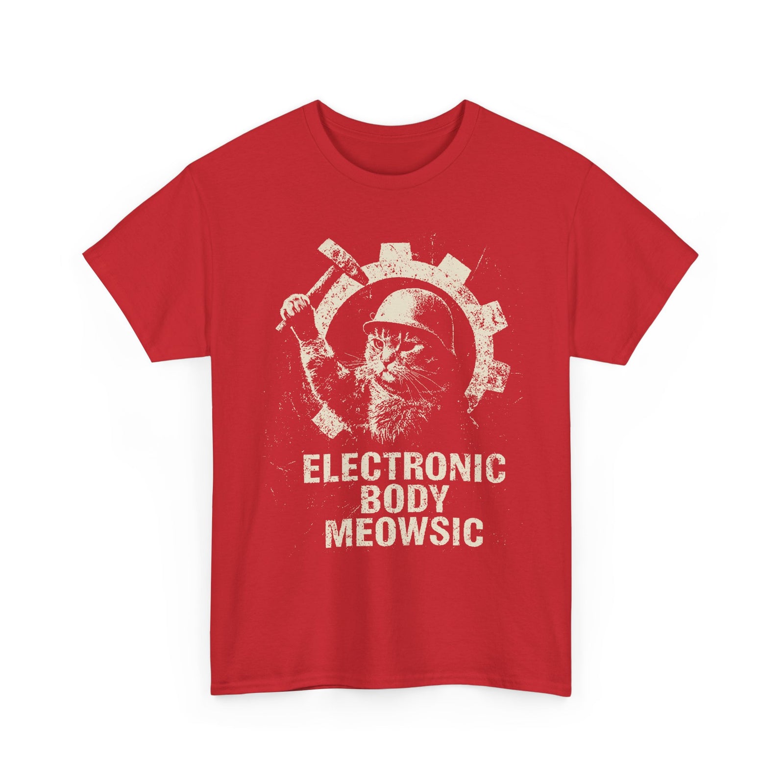 Electronic Body Meowsic Cat T-Shirt