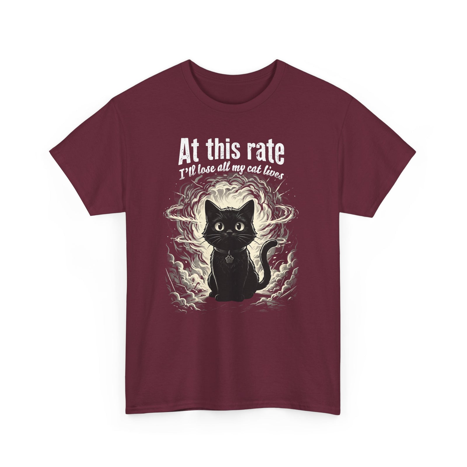 Apocalypse Cat T-Shirt Post-Apocalyptic Cat Graphic Tee