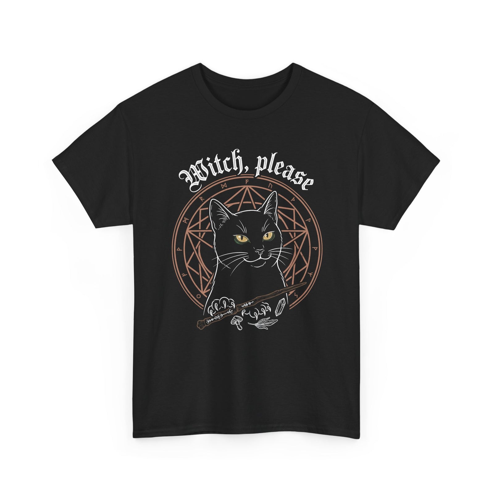 Witch, Please Black Cat Club T-Shirt