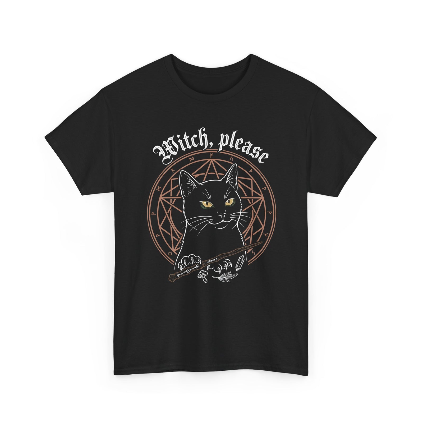 Witch, Please Black Cat Club T-Shirt