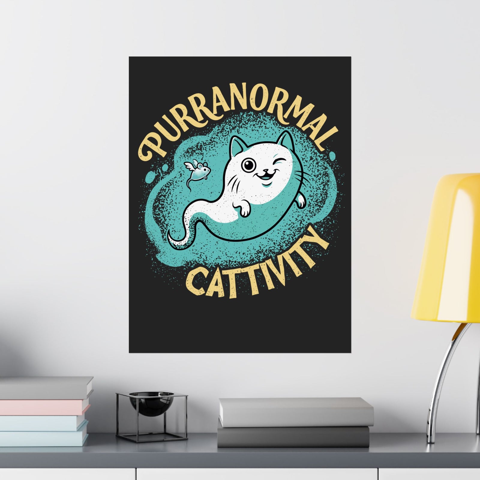 Purranormal Cattivity Poster — Funny Paranormal Cat Poster