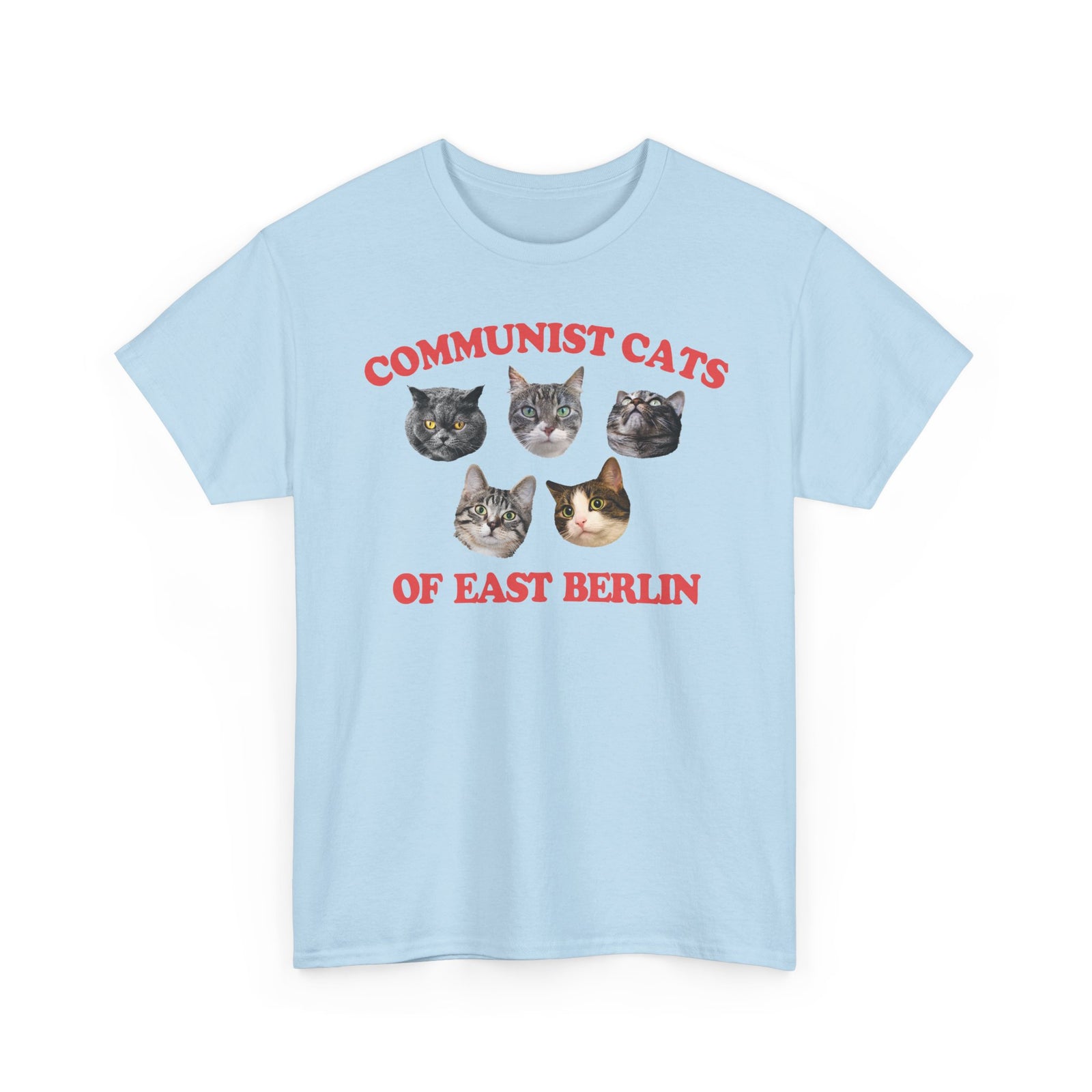 Communist Cats of East Berlin T-Shirt — Retro Socialist Cat Tee