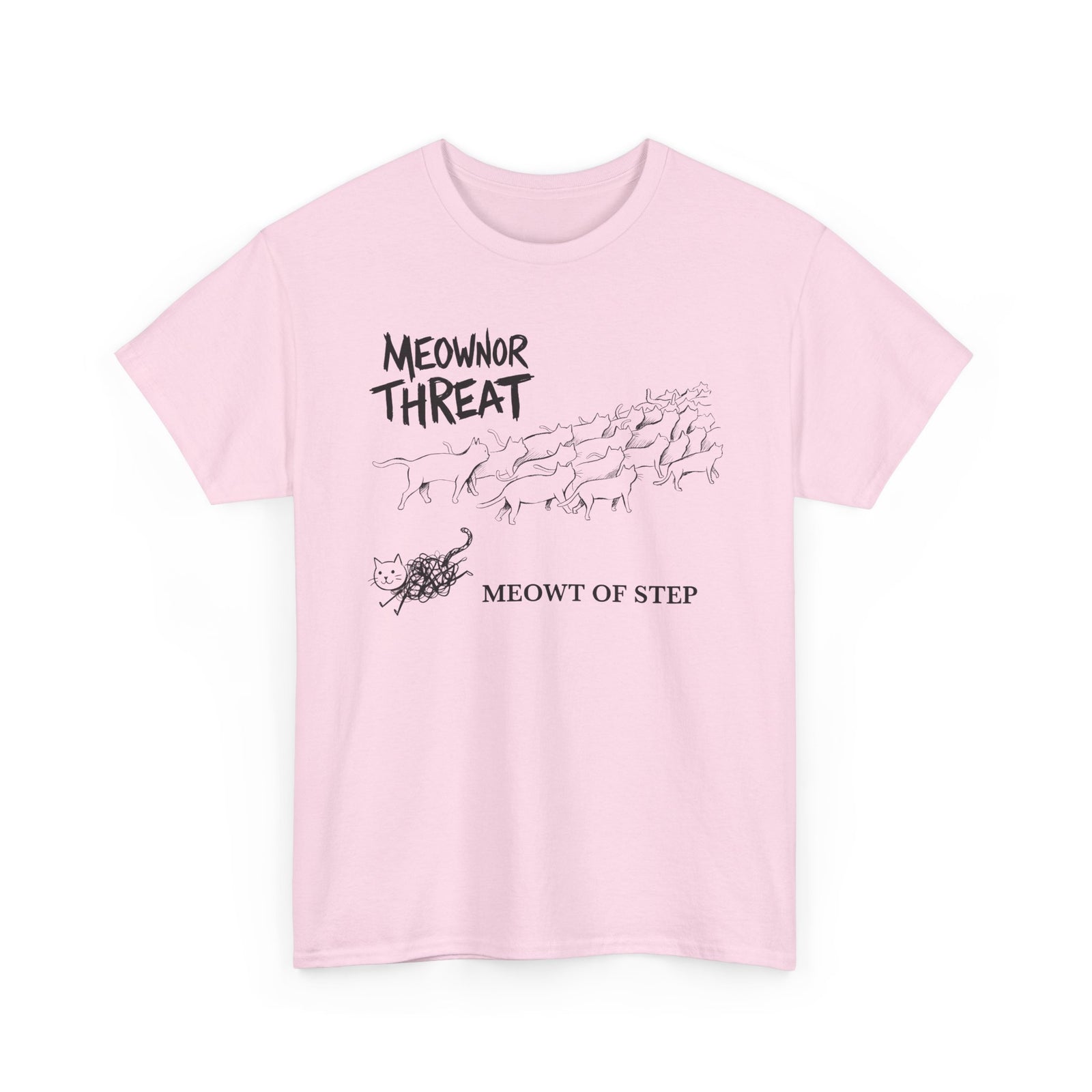 Meownor Thread Meowt Of Step T-Shirt — Funny Cat Dance Graphic Tee