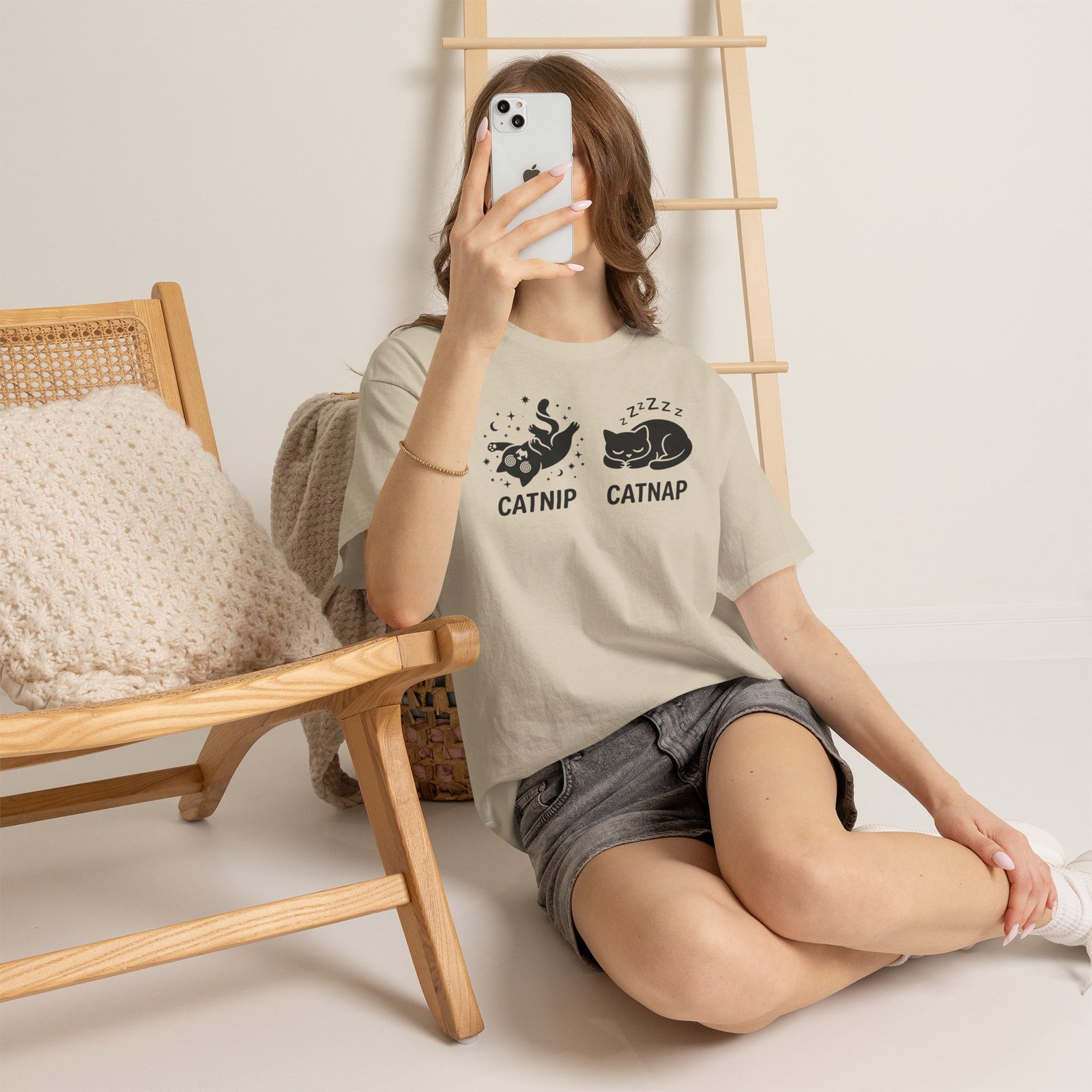 Catnip Catnap Cat T-Shirt — Cute Cat Nap Graphic Tee