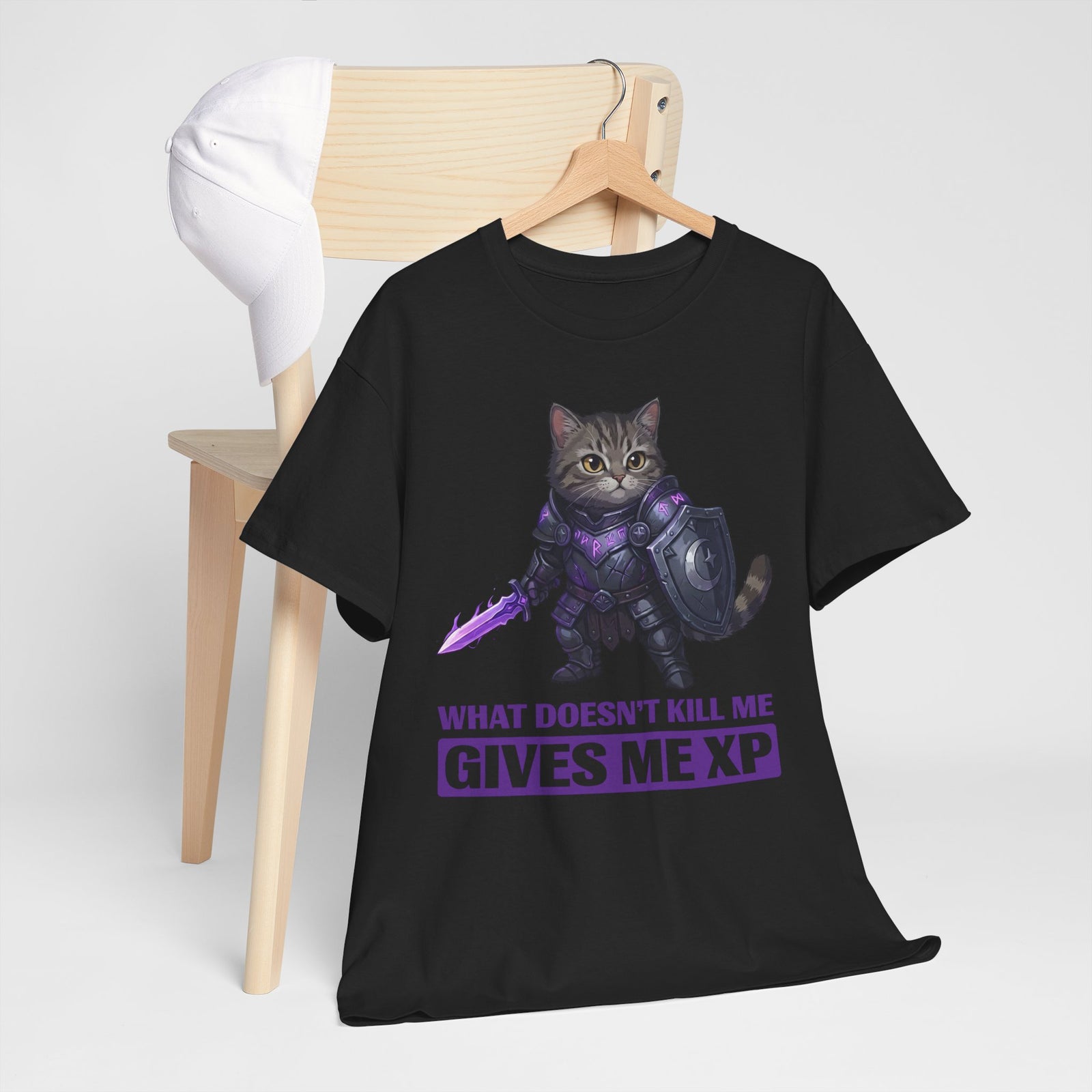 What Doesn't Kill Me Gives Me XP Cat T-Shirt