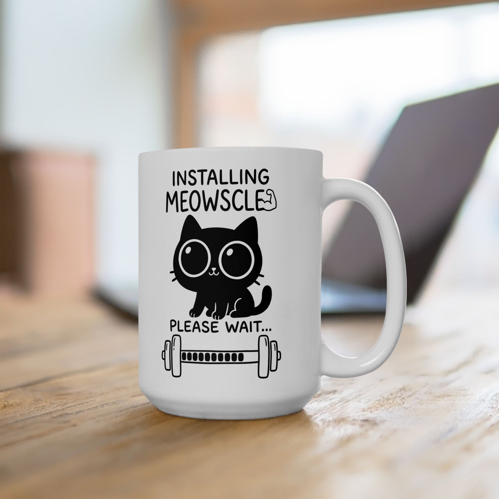 Installing Meowscles Ceramic Mug