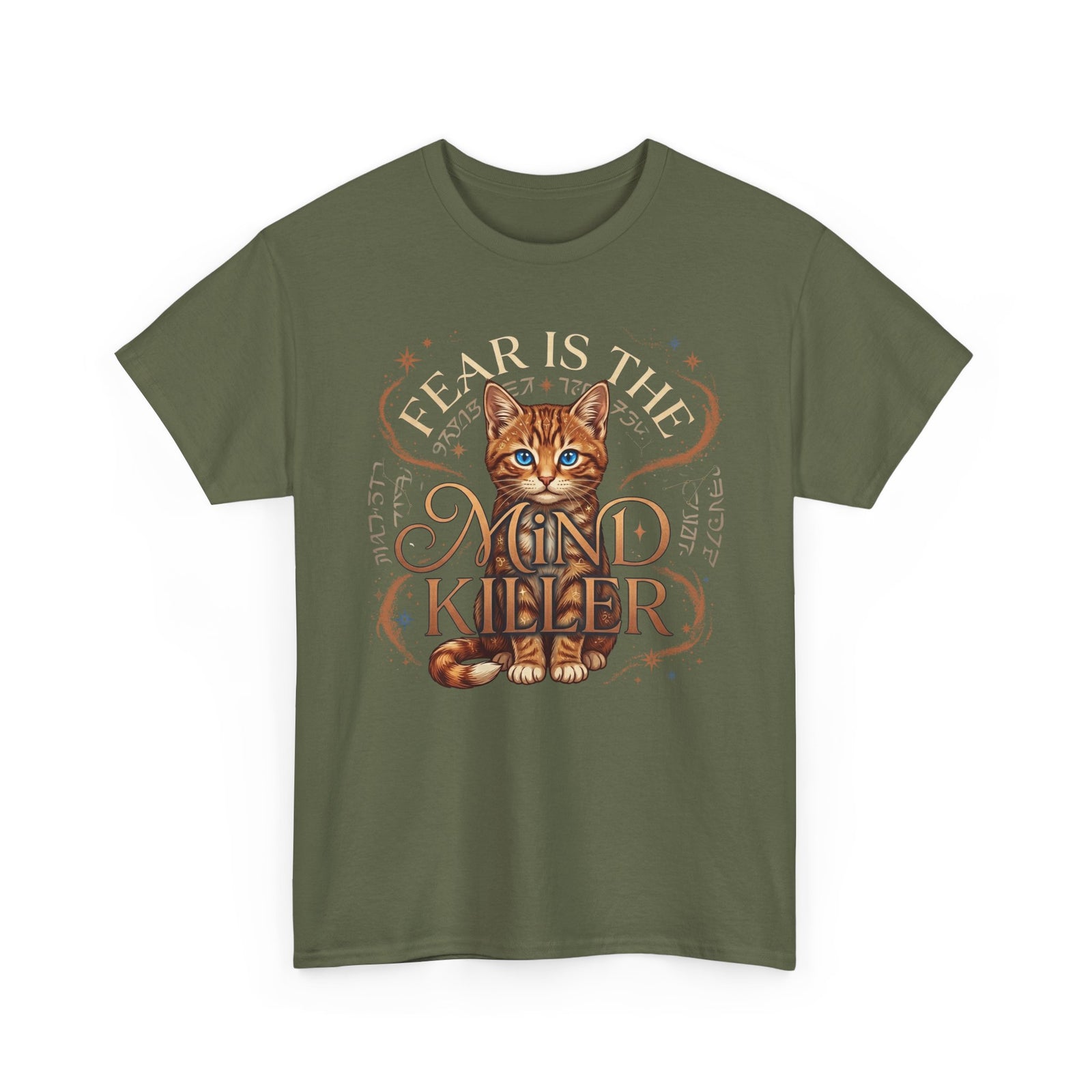 Cute Cat "Fear Is the Mind Killer" T-Shirt