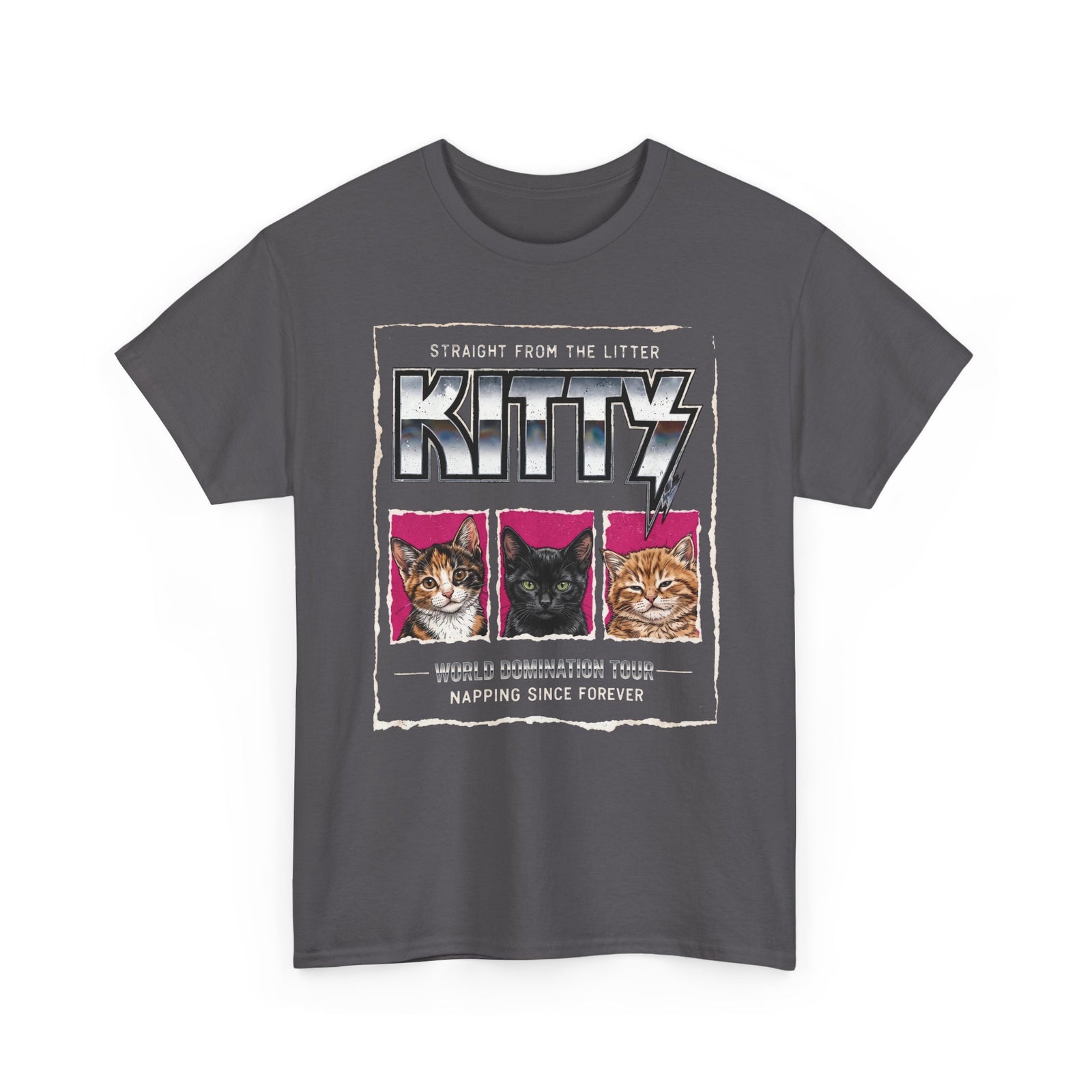 Straight From the Litter Kitty T-Shirt Funny Cat Lover Tee