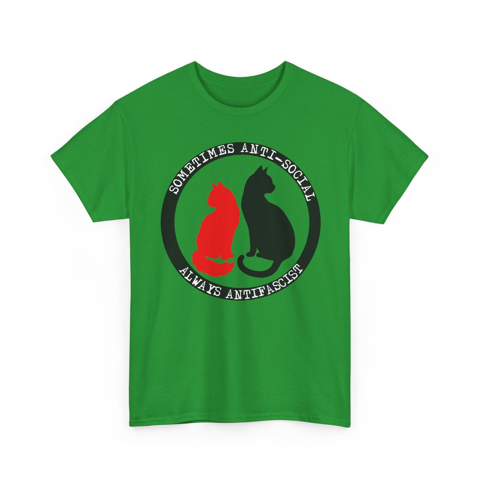 Sometimes Anti-Social, Always Antifascist T-Shirt