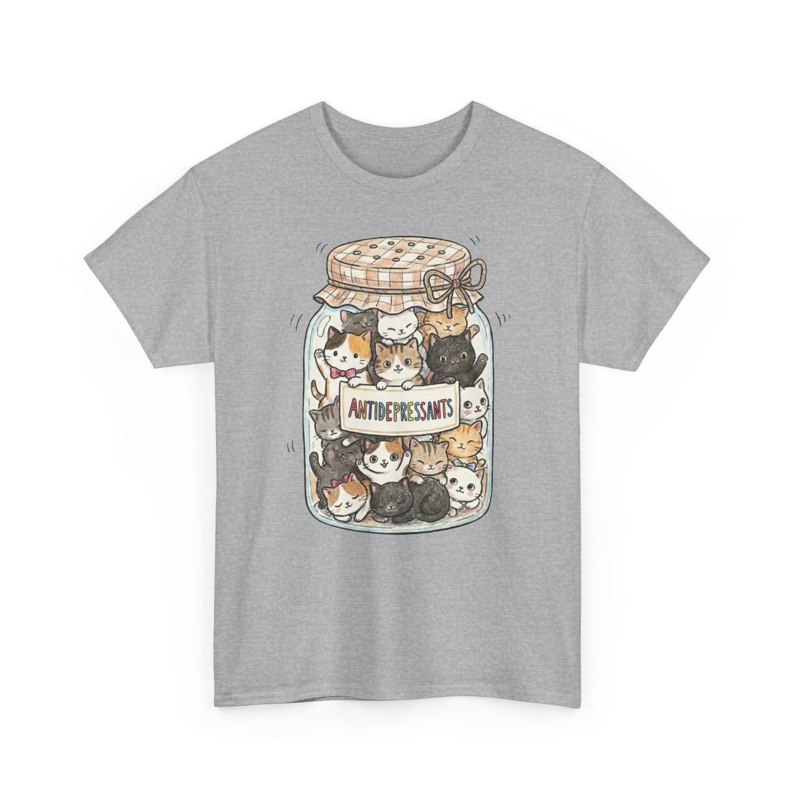 Cats Are My Antidepressants Tee — Funny Cat Lover Shirt