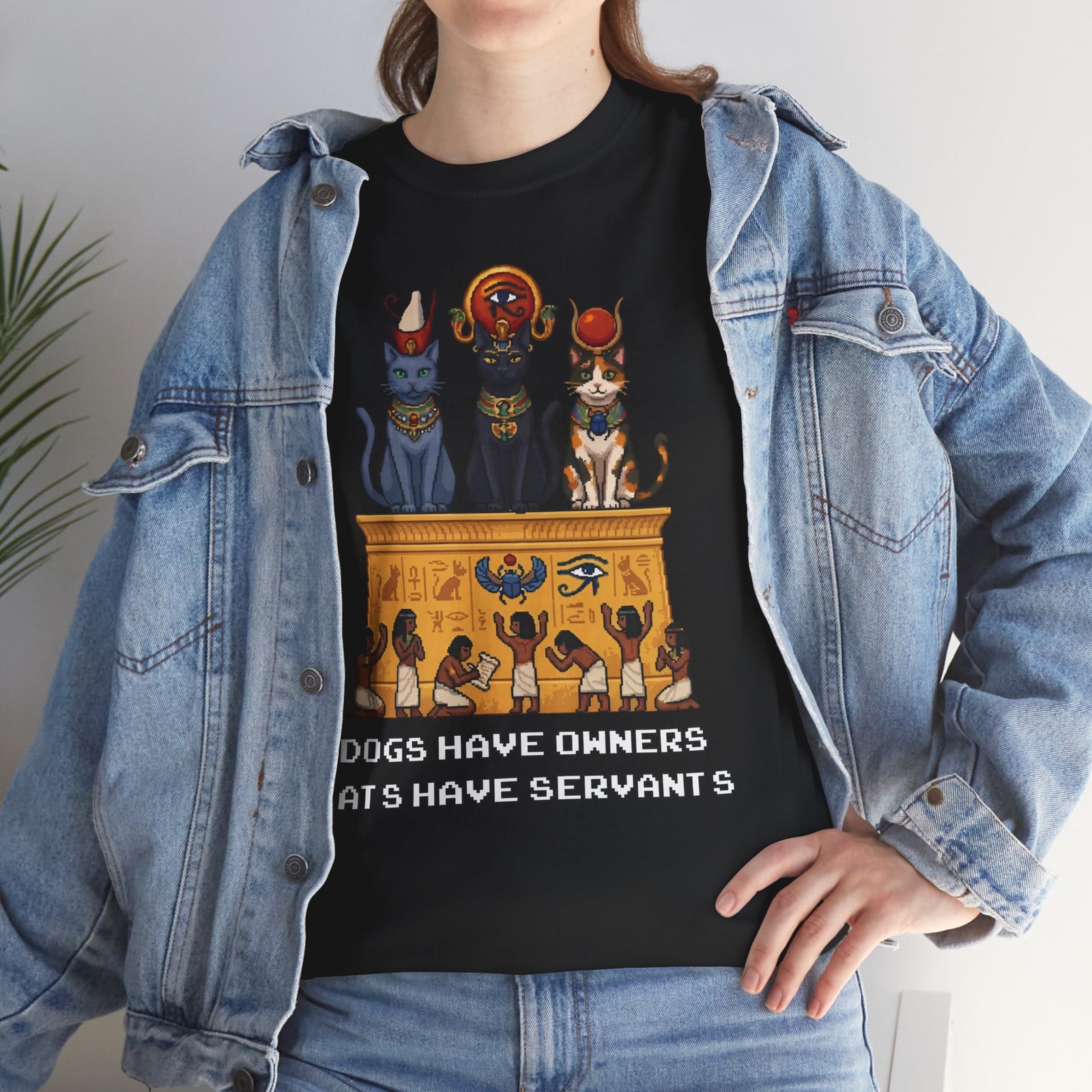 Cats Have Servants T-Shirt — Funny Cat Owner Tee