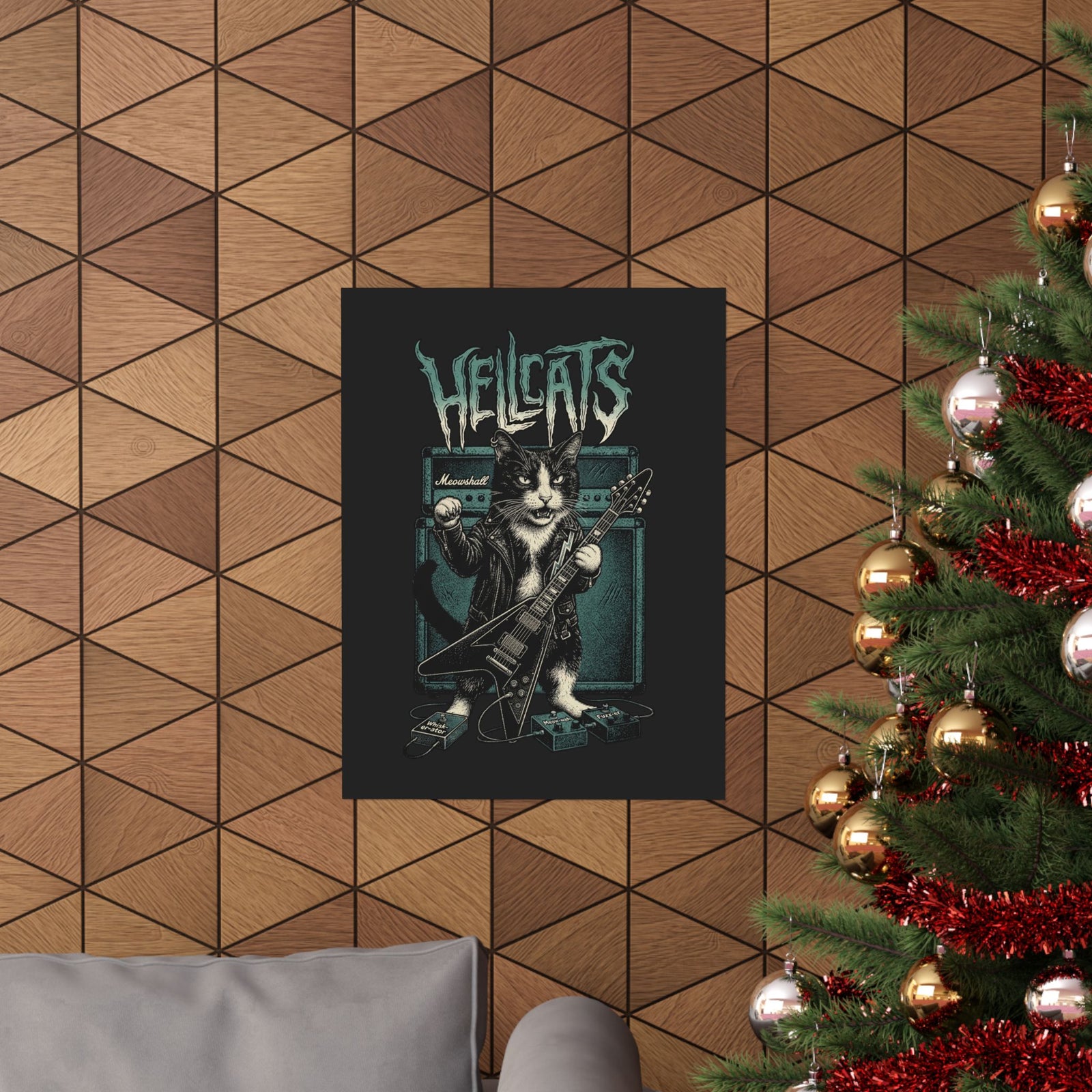 Hellcats Cat Rock Poster