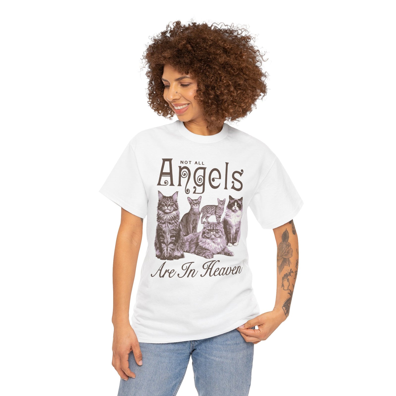 Not All Angels Are In Heaven T-Shirt — Cat Lovers Memorial Tee