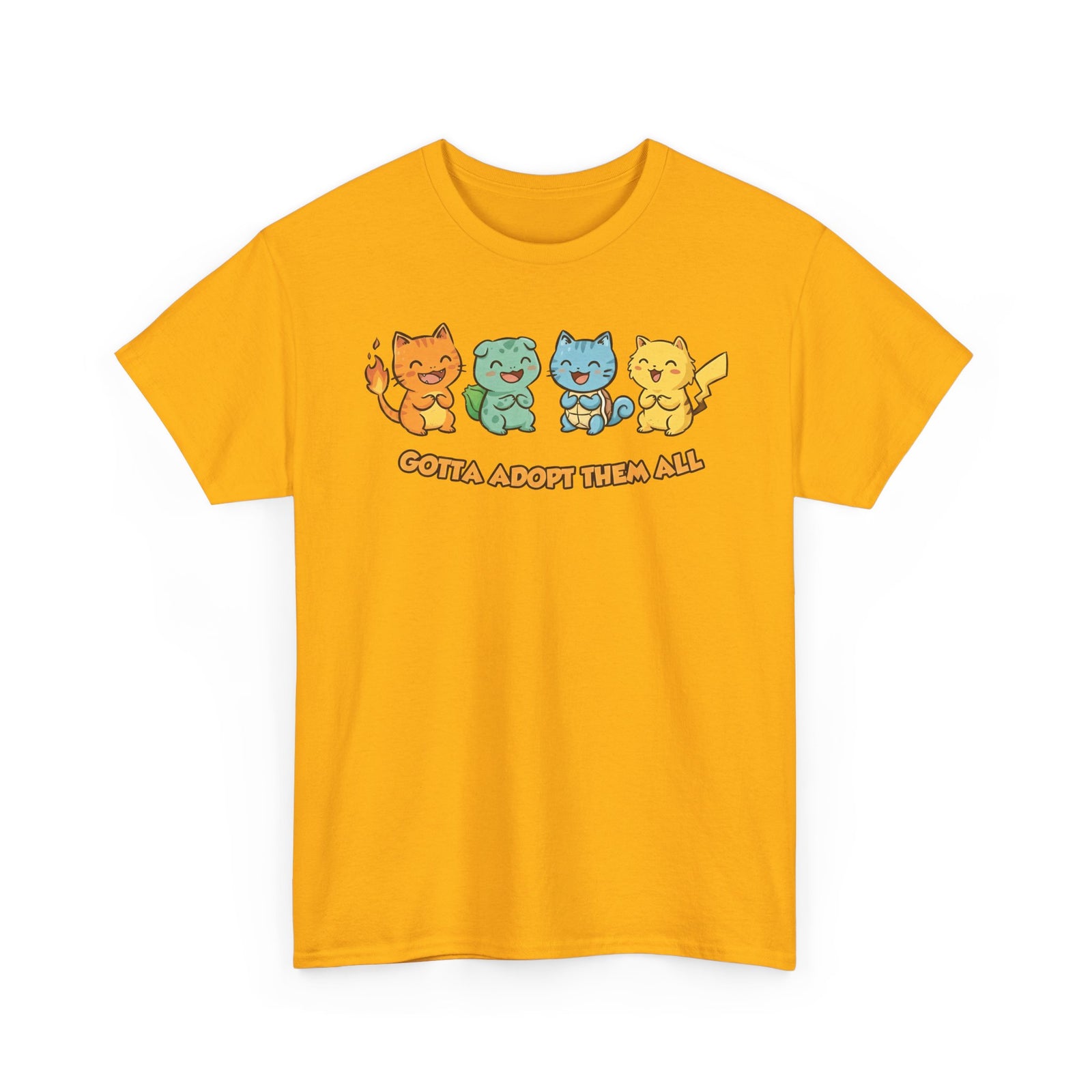 Gotta Adopt Them All Cat T-Shirt
