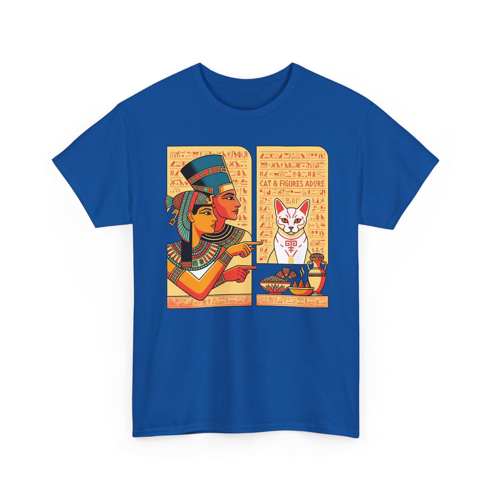 Egyptian Cat Meme T-Shirt — Funny Ancient Egypt Cat Graphic Tee