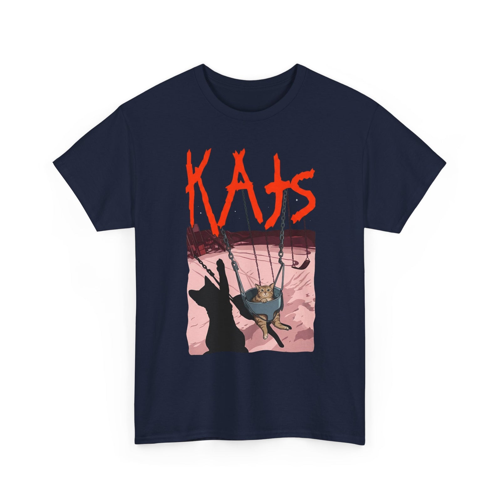 Rock Cat Band T-Shirt — Funny 'Kats' Album Parody Tee