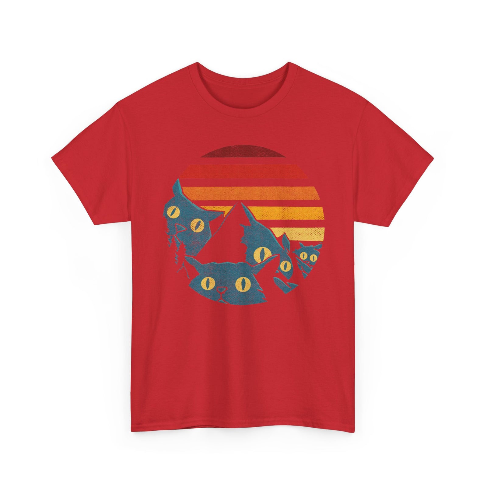 Meowtains Cat Graphic T-Shirt