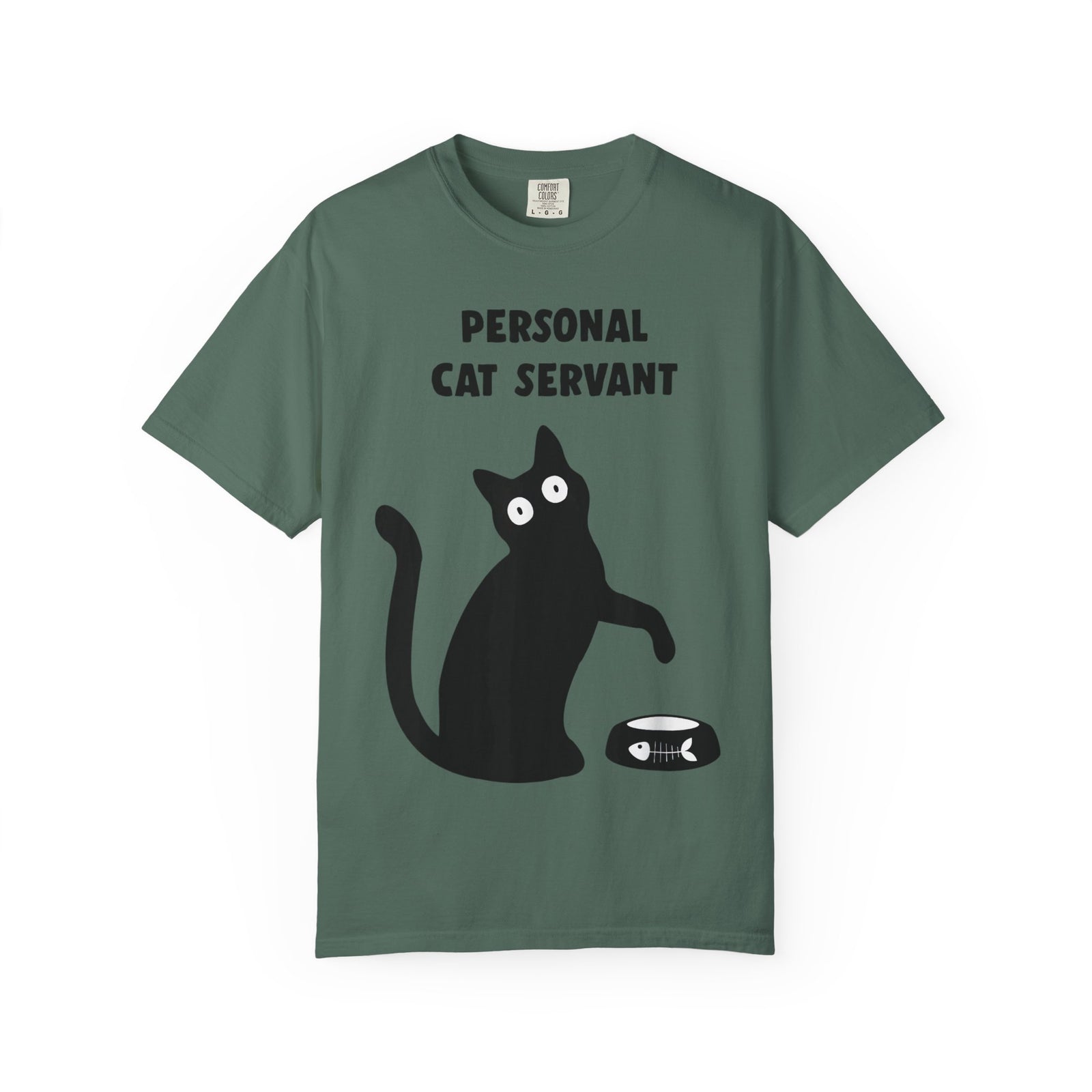 Personal Cat Servant T-Shirt — Funny Cat Lover Tee