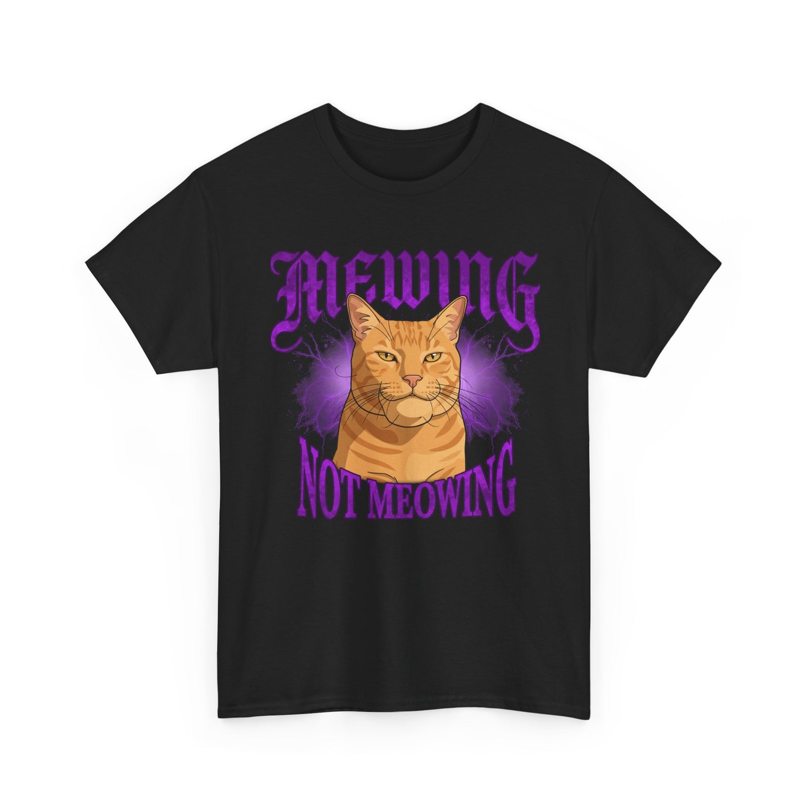 Mewing Not Meowing Cat T-Shirt